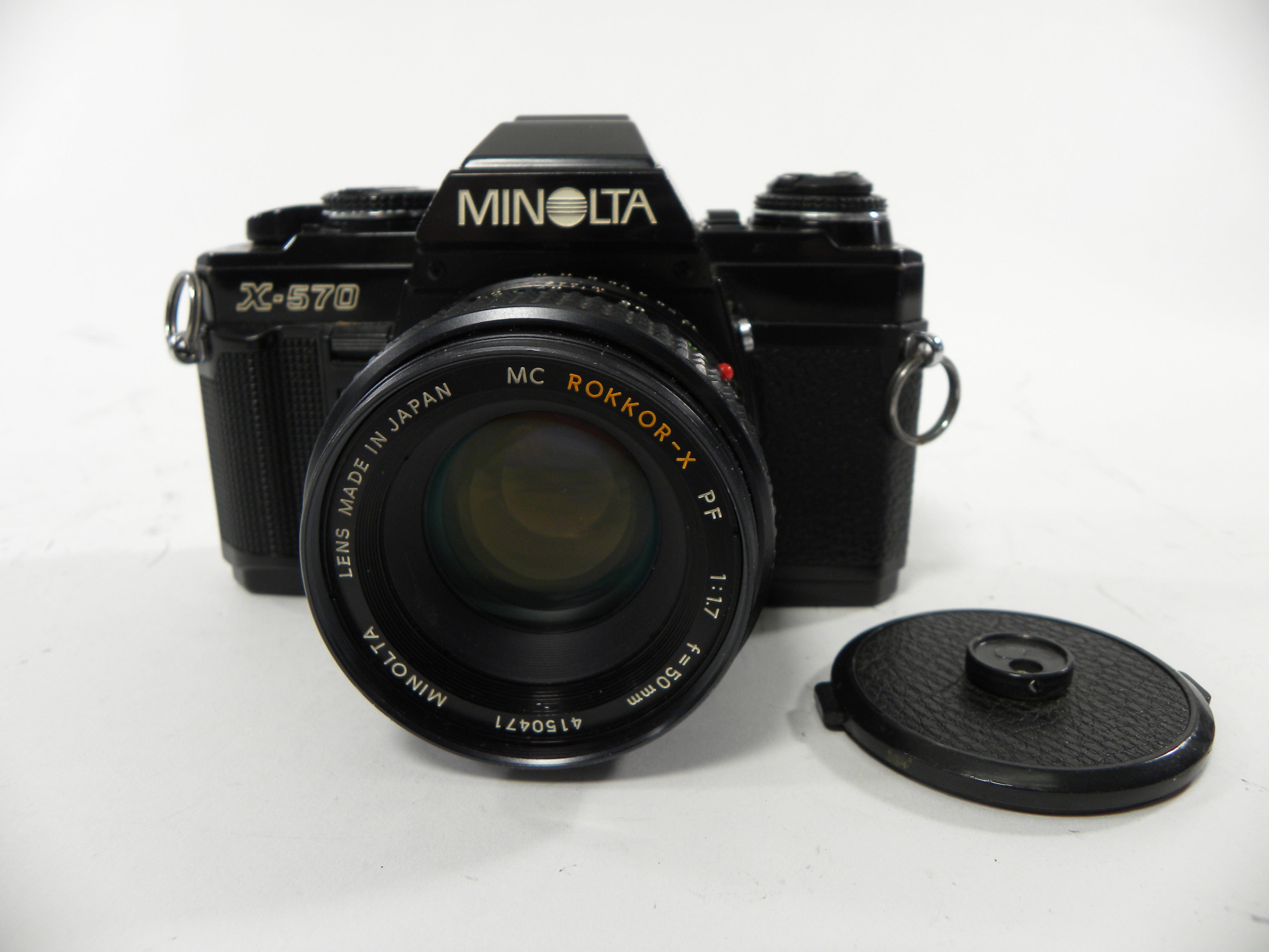 Minolta X-570 35mm SLR w/MC Rokkor-X PF 50mm f1.7