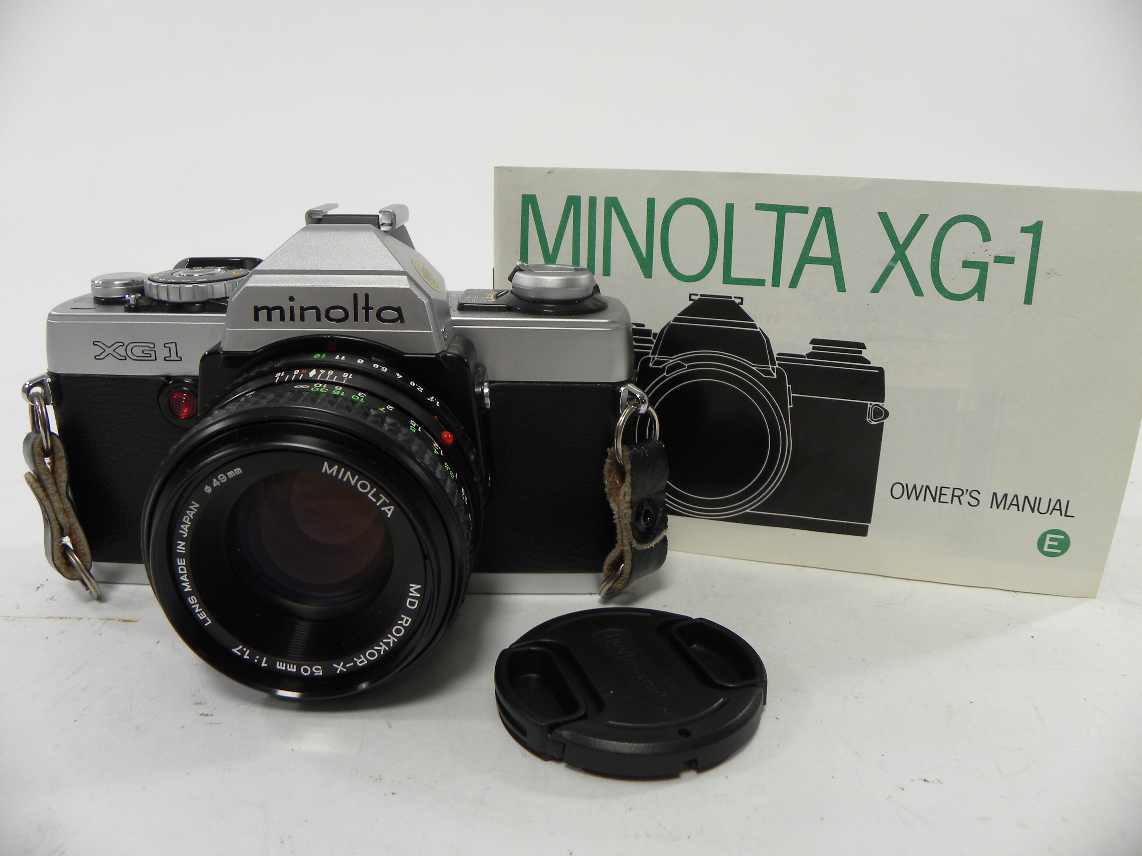 Minolta XG-1 35mm SLR w/MD Rokkor-X 50mm f1.7