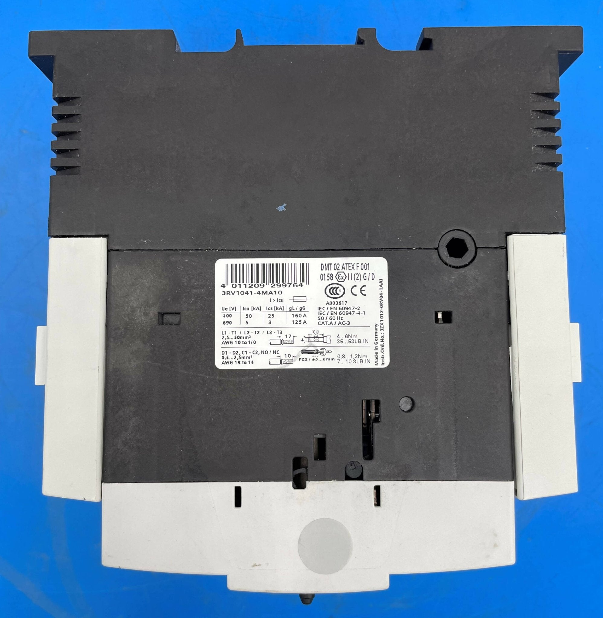 Motor Overload SWT (10161678/3RV1041-41JA10/4MA10 SIEMENS