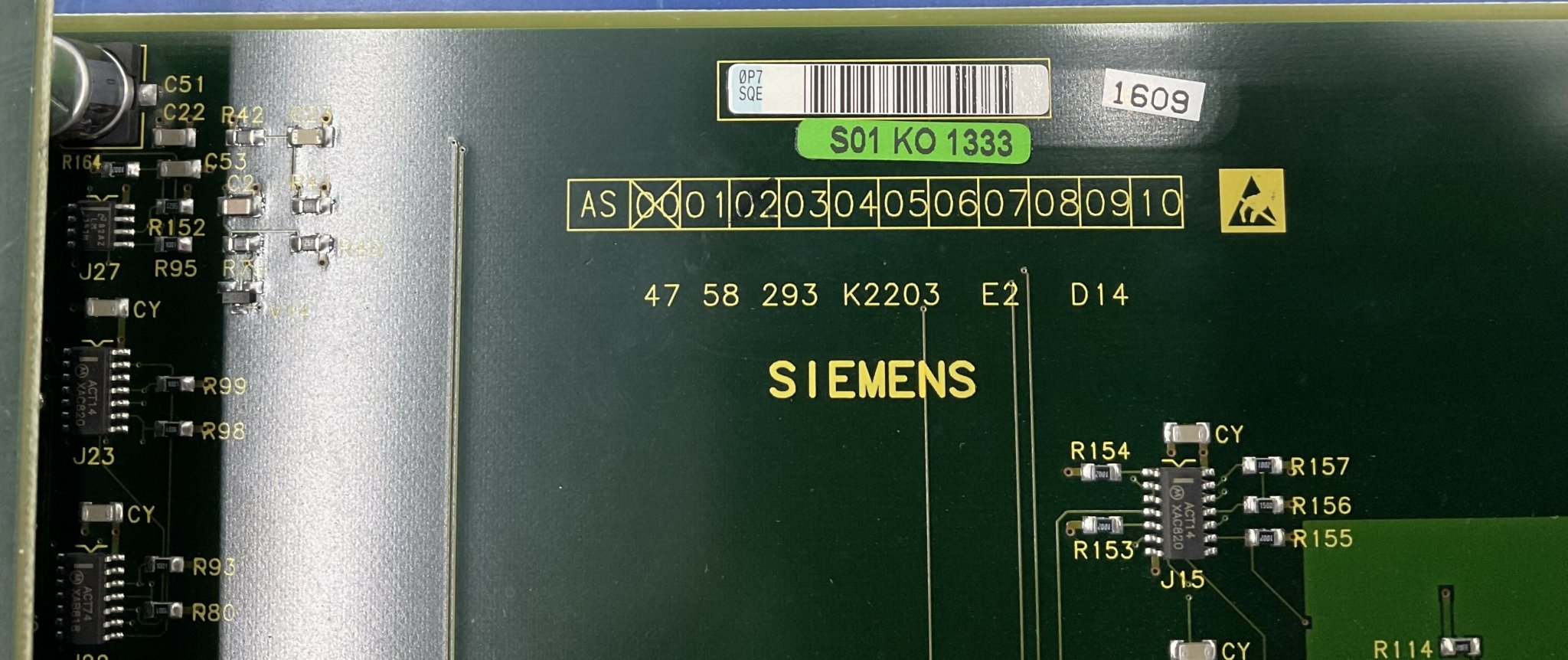 MRI D14/D16 IOP BOARD (04758293/04753021 SIEMENS