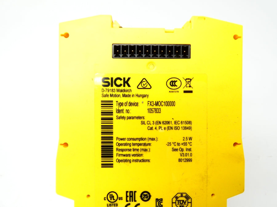 SICK FX3-MOC100000 1057833 F/W 3.01.0 UNMP
