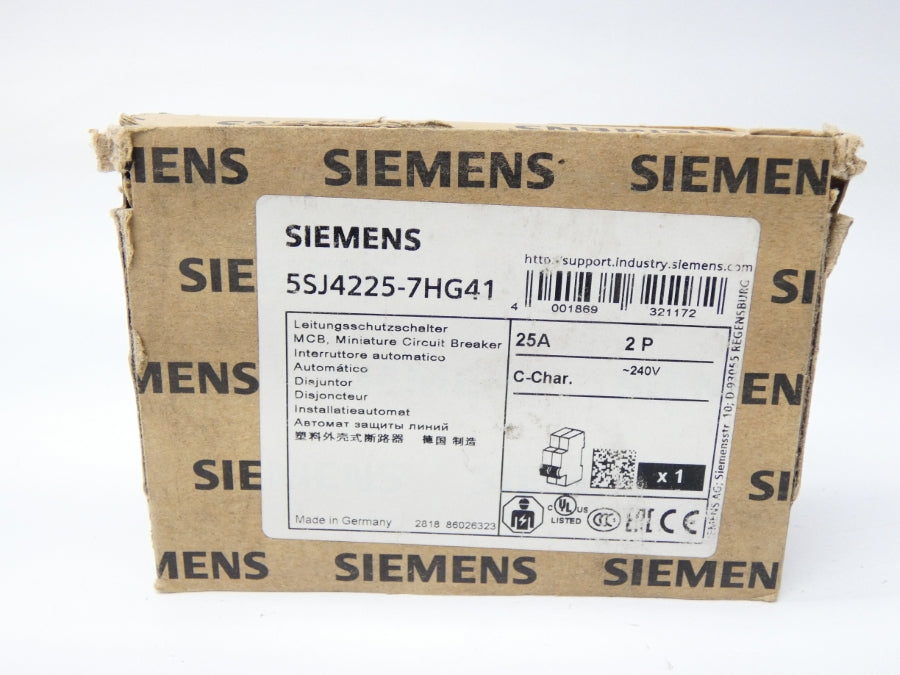 SIEMENS 5SJ4225-7HG41 240V 25A NSMP
