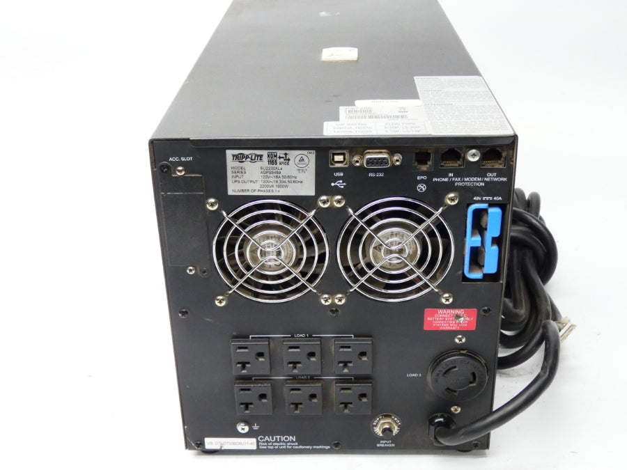 TRIPP-LITE SU2200XLA 120V 16A (AS PICTURED) UNMP