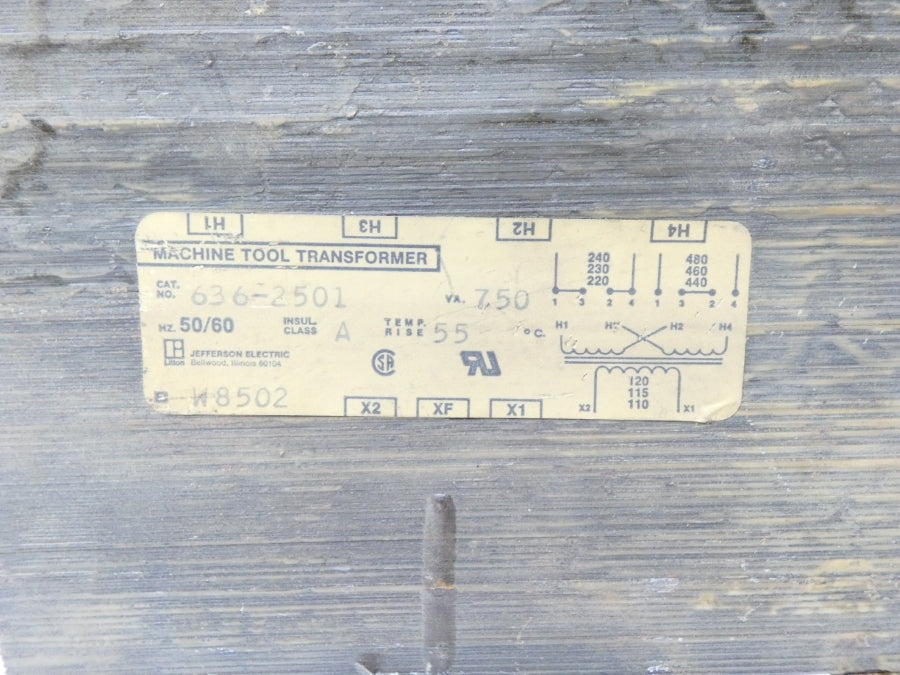 JEFFERSON ELECTRIC 636-2501 480V UNMP