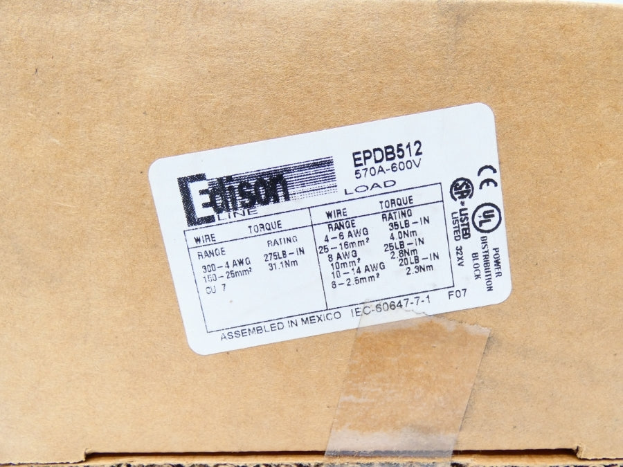 EDISON LINE EPDB512 600V 570A NSFS