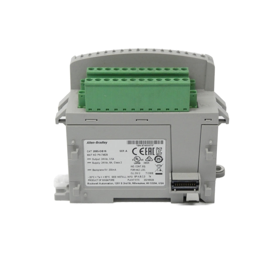 ALLEN BRADLEY 2085-OB16 SER. A 24VDC 0.5A NSNP