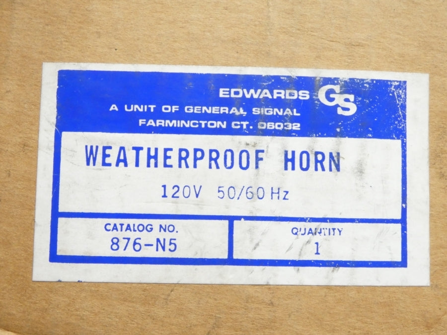 EDWARDS 875-N5 120V 0.125A NSMP