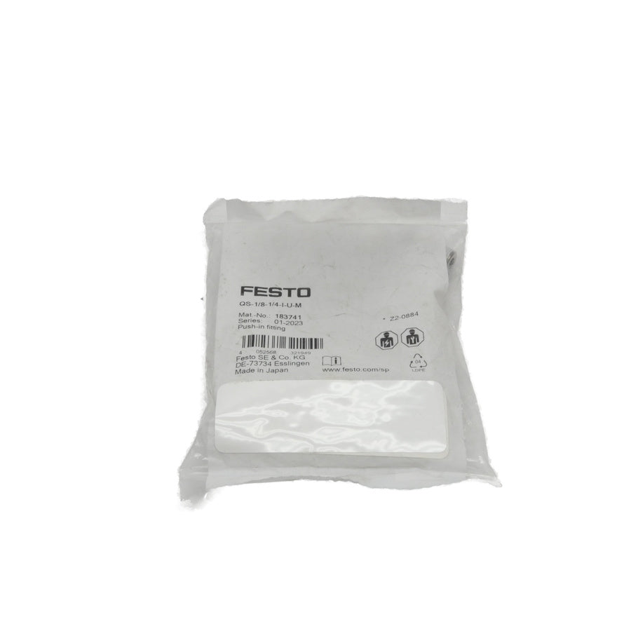 FESTO QS-1/8-1/4-I-U-M 183741 (PKG OF 10) NSMP