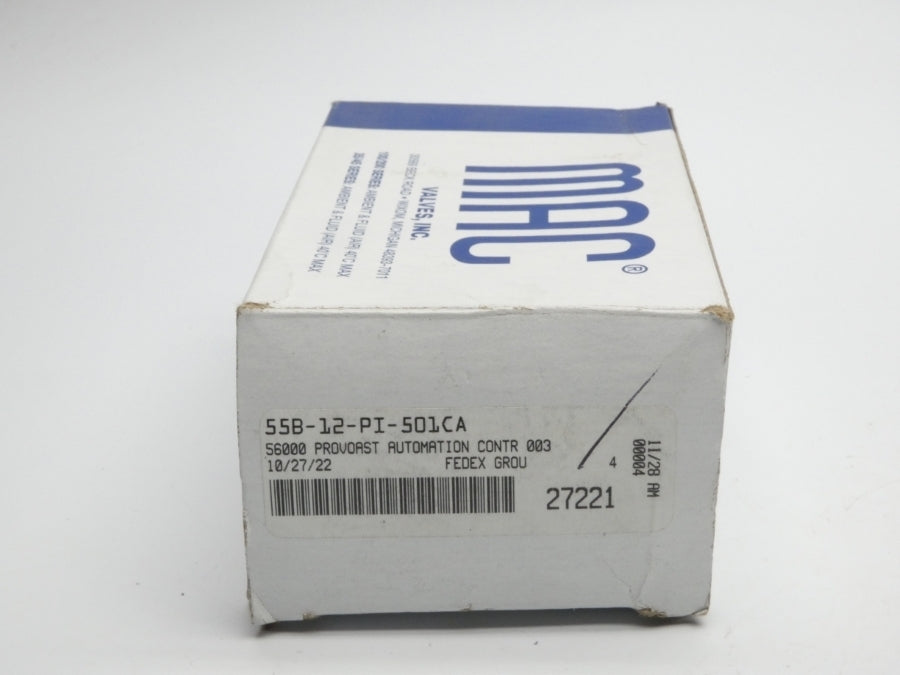 MAC 55B-12-PI-501CA 24VDC 30-150PSI NSMP