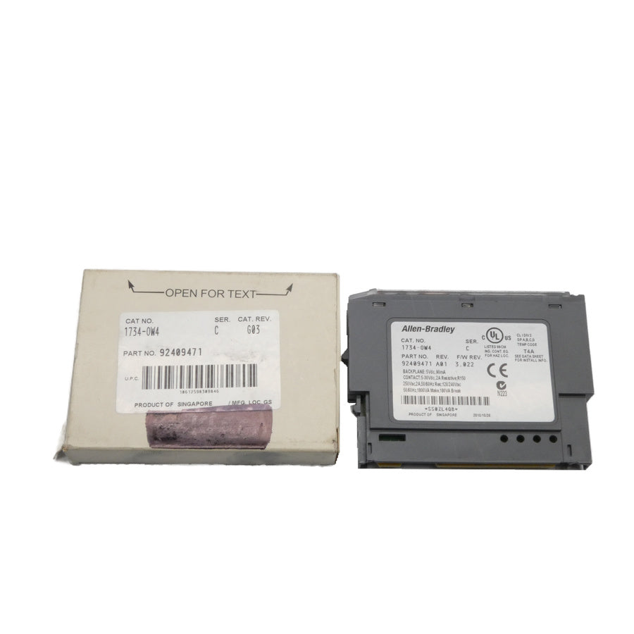 ALLEN BRADLEY 1734-OW4 SER. C F/W 3.022 REV. A01 120/240VAC 2A NSMP
