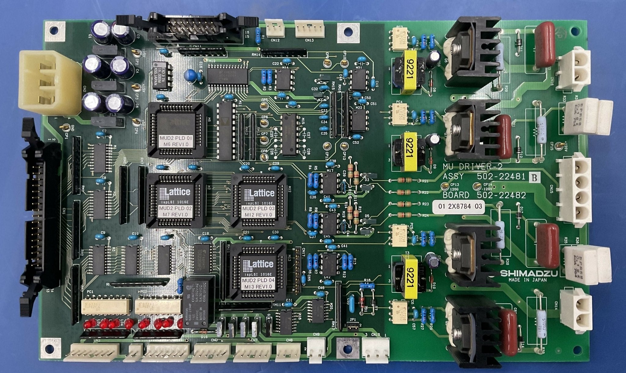 MU DRIVER-2 BOARD (502-22481-B/502-22482 SHIMADZU