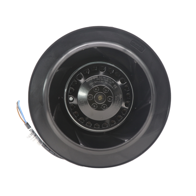 R2E190-AE77-B8/R2E190-AO26-30 EBM-PAPST centrifugal fan 1-230V 58/75/80W 0.26/0.34/0.35A 2500/2700rpm