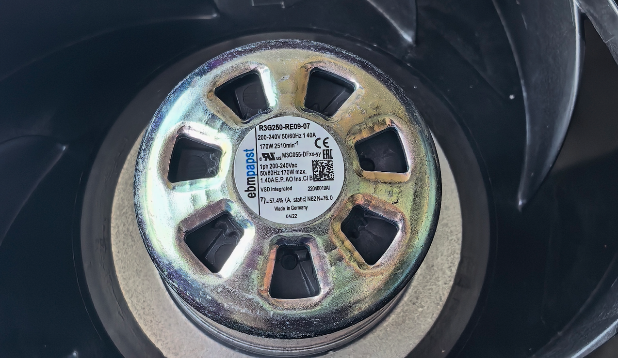 R3G250-RE09-07 Ebm-papst Centrifugal fan 170W 200/277V 1.4A 2510rpm