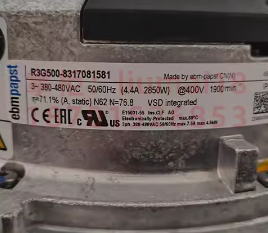 R3G500-8317081581 M3G150-FF Ebm-papst Centrifugal fan