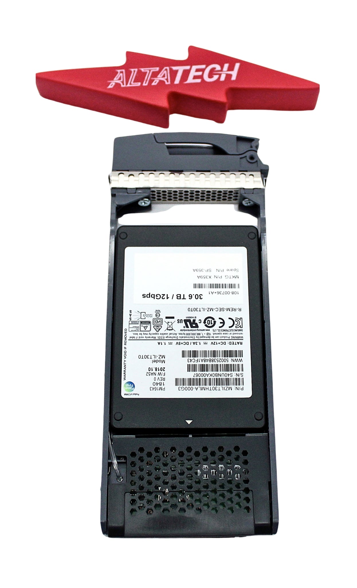 NetApp X359A 30.6TB 12G 2.5" SSD
