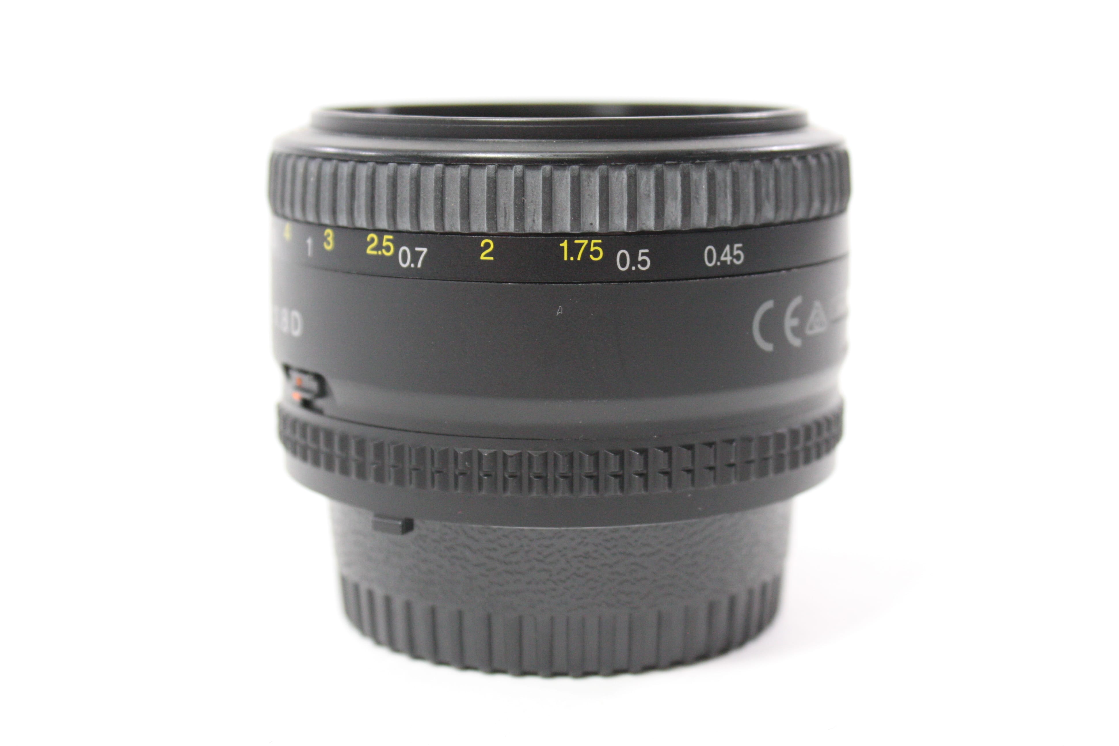 Nikon 50mm f/1.8 D AF Nikkor Lens for F Mount