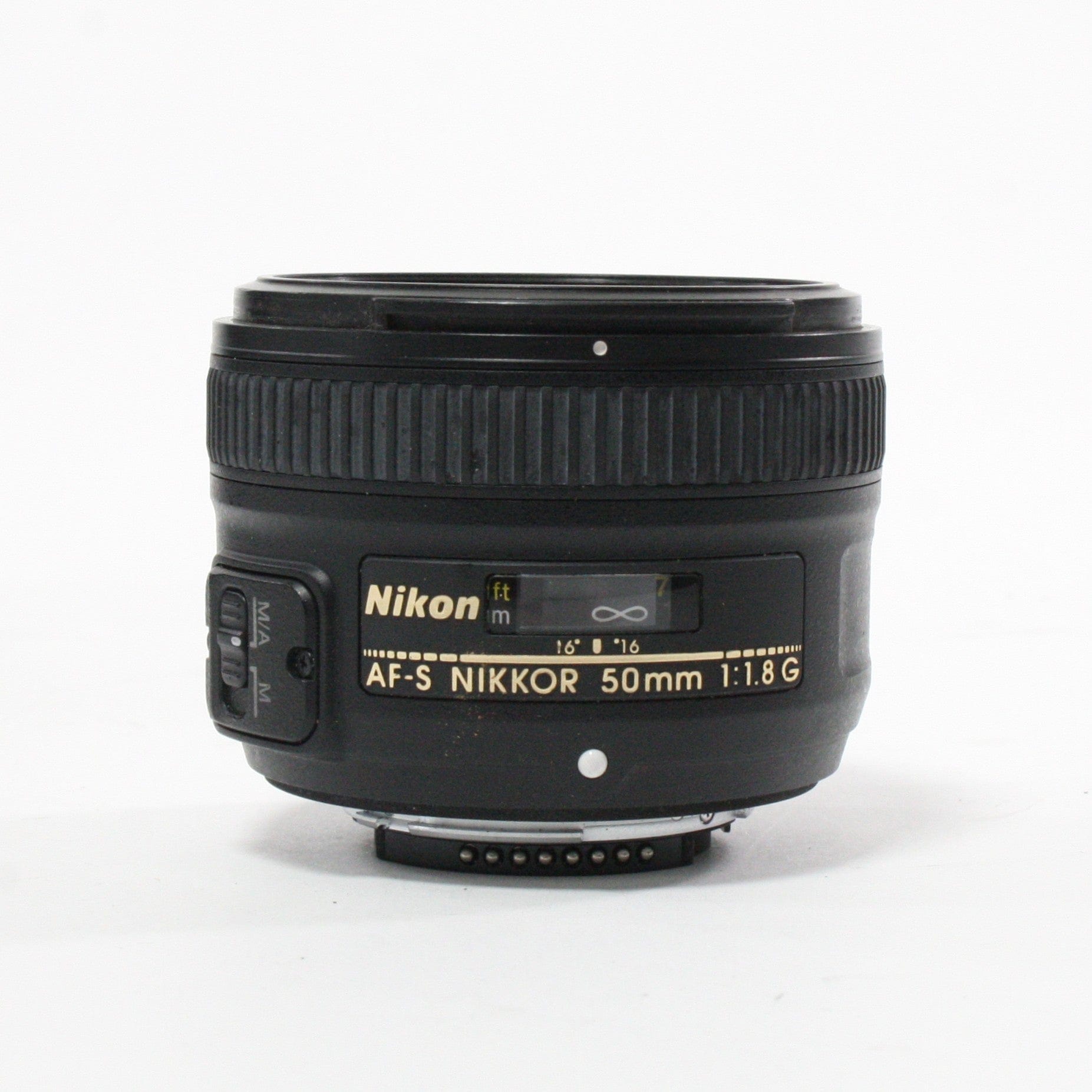 Nikon AF-S 50mm f/1.8G lens.