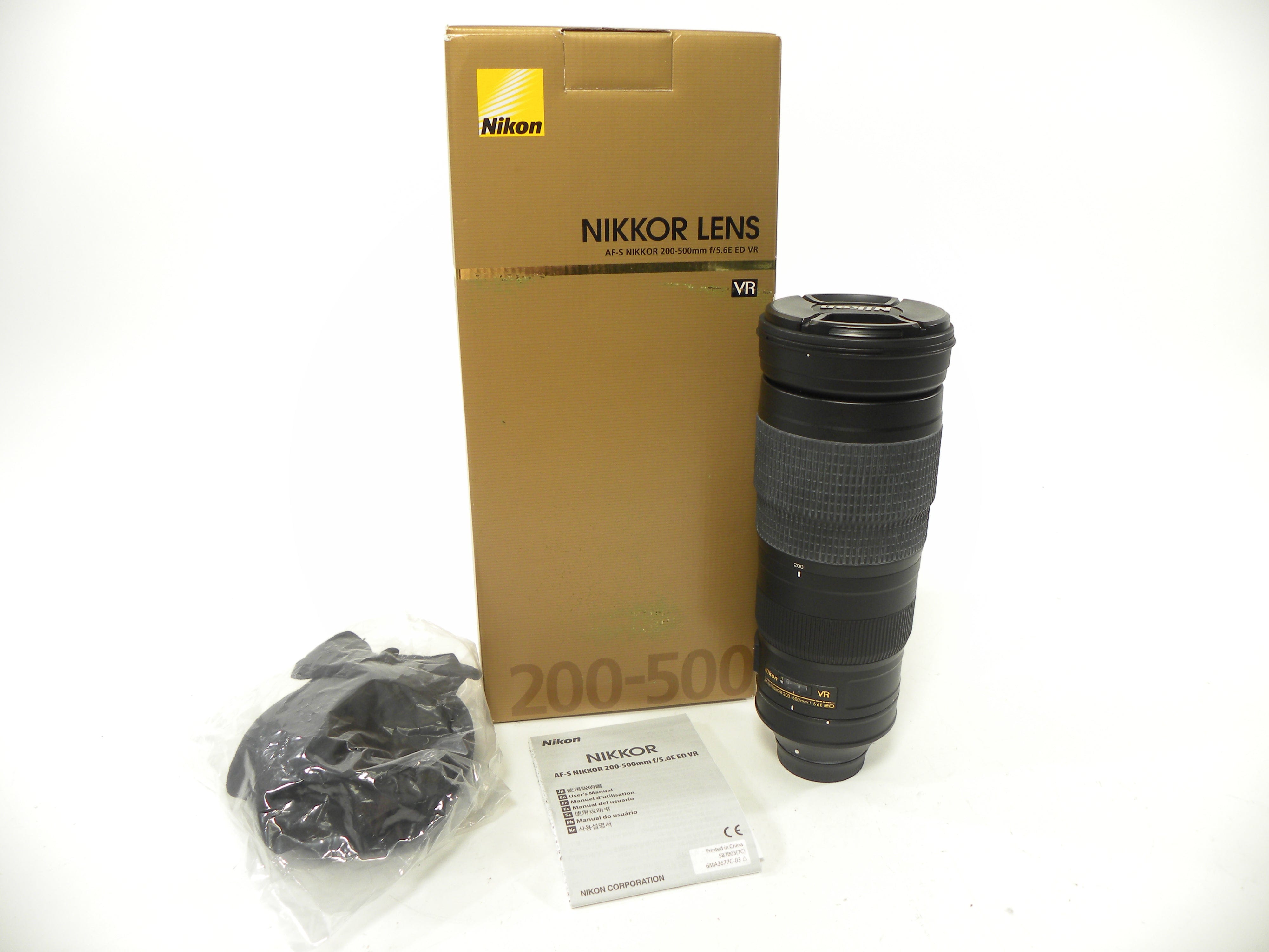 Nikon AF-S Nikkor VR ED IF 200-500mm f5.6E