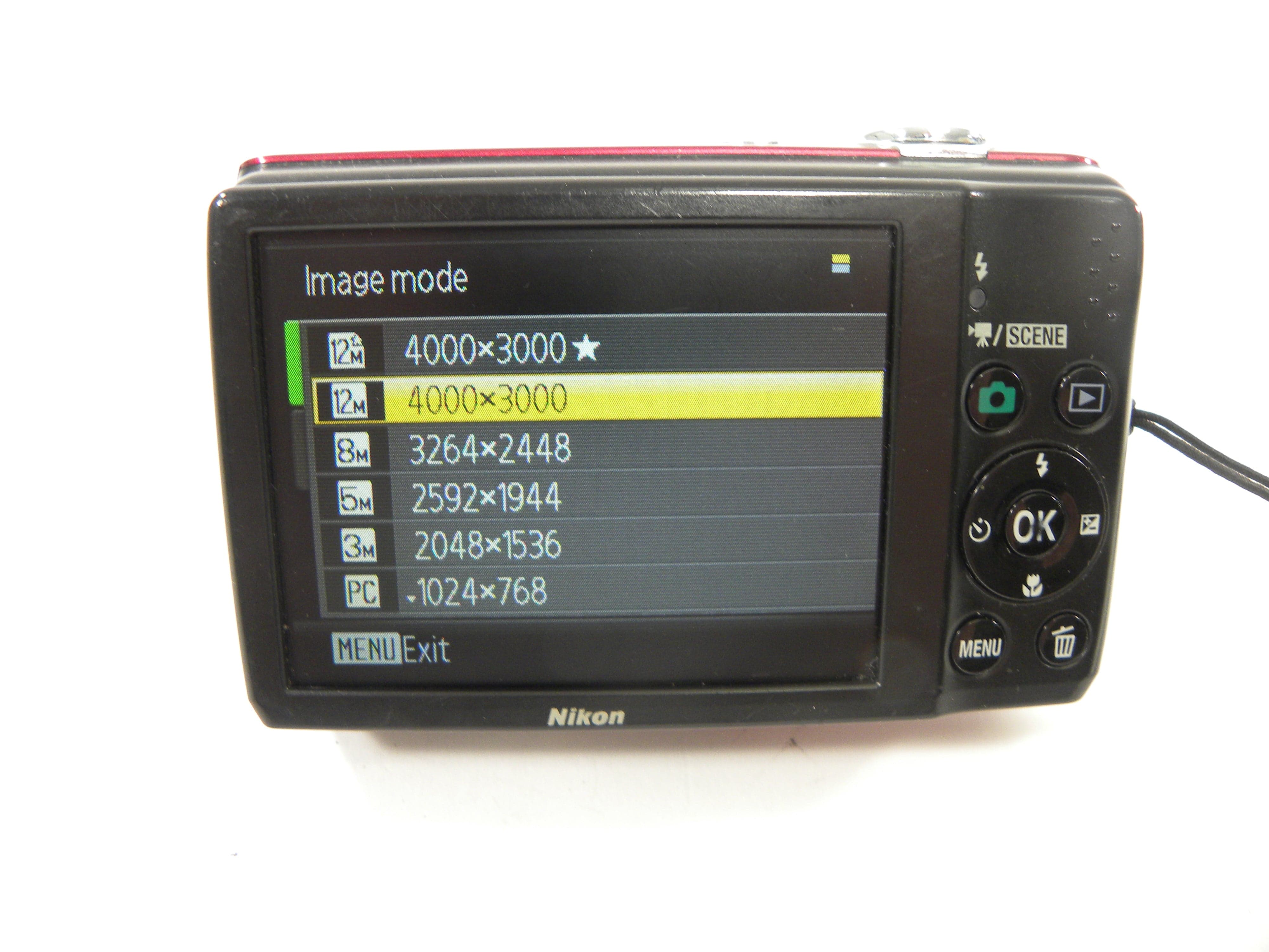 Nikon Coolpix L22 35mm Camera (Red)