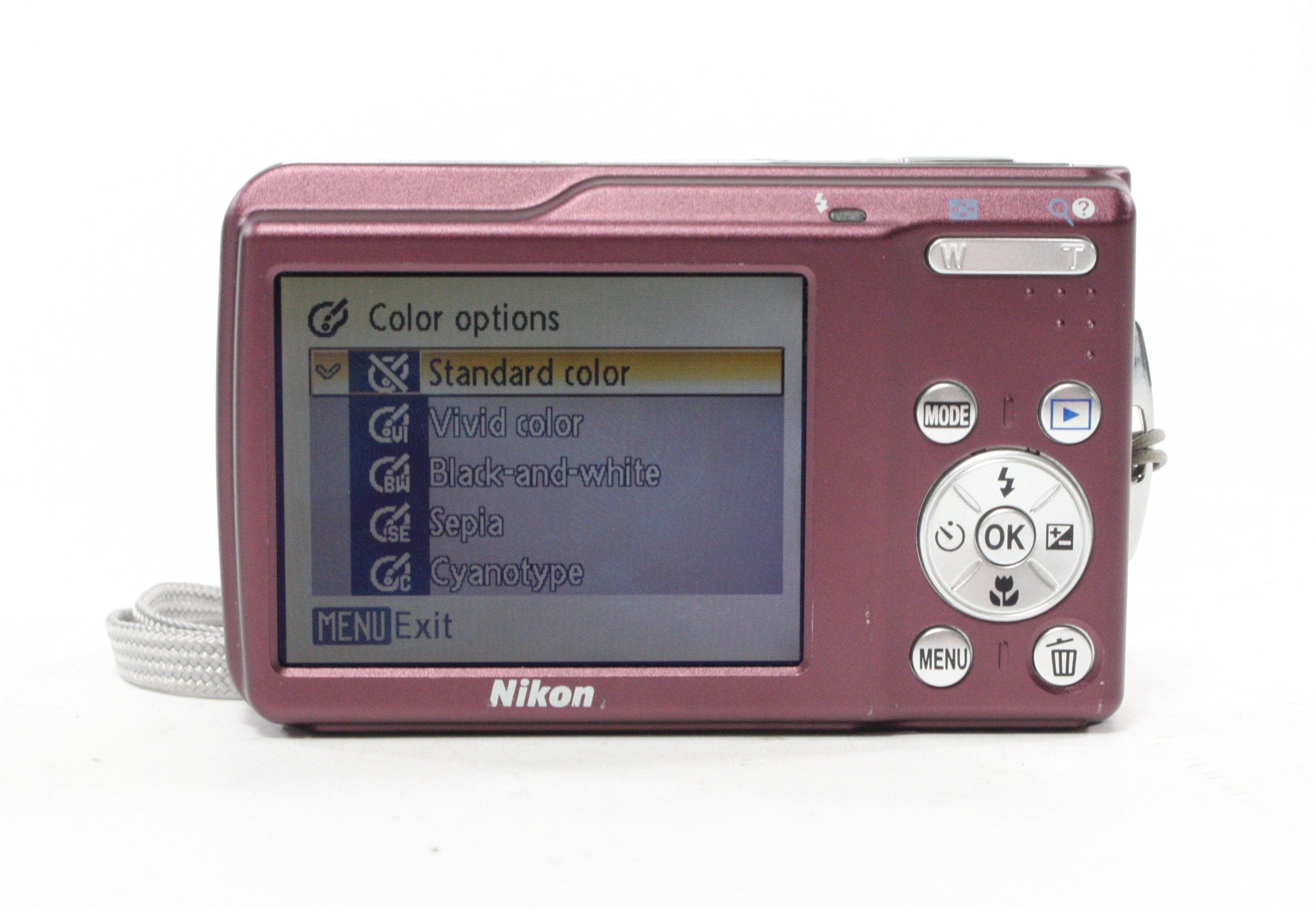 Nikon Coolpix S210 Digital Point-and-Shoot Camera 3x Zoom 8mp (Purple)