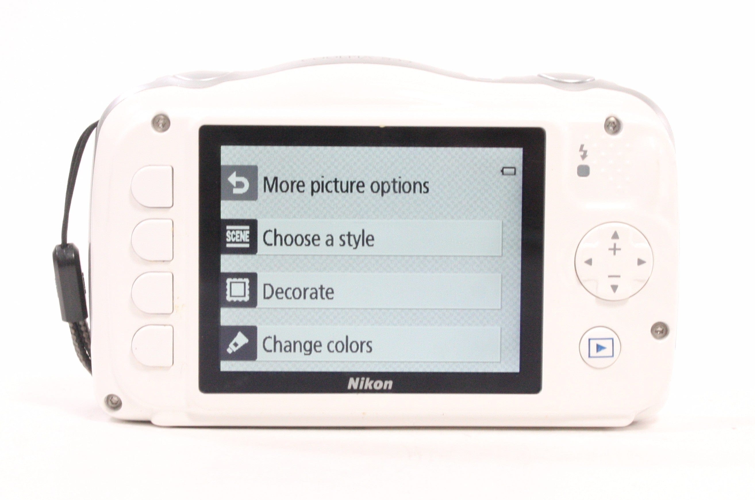 Nikon Coolpix S33 Waterproof Digital Camera (White)