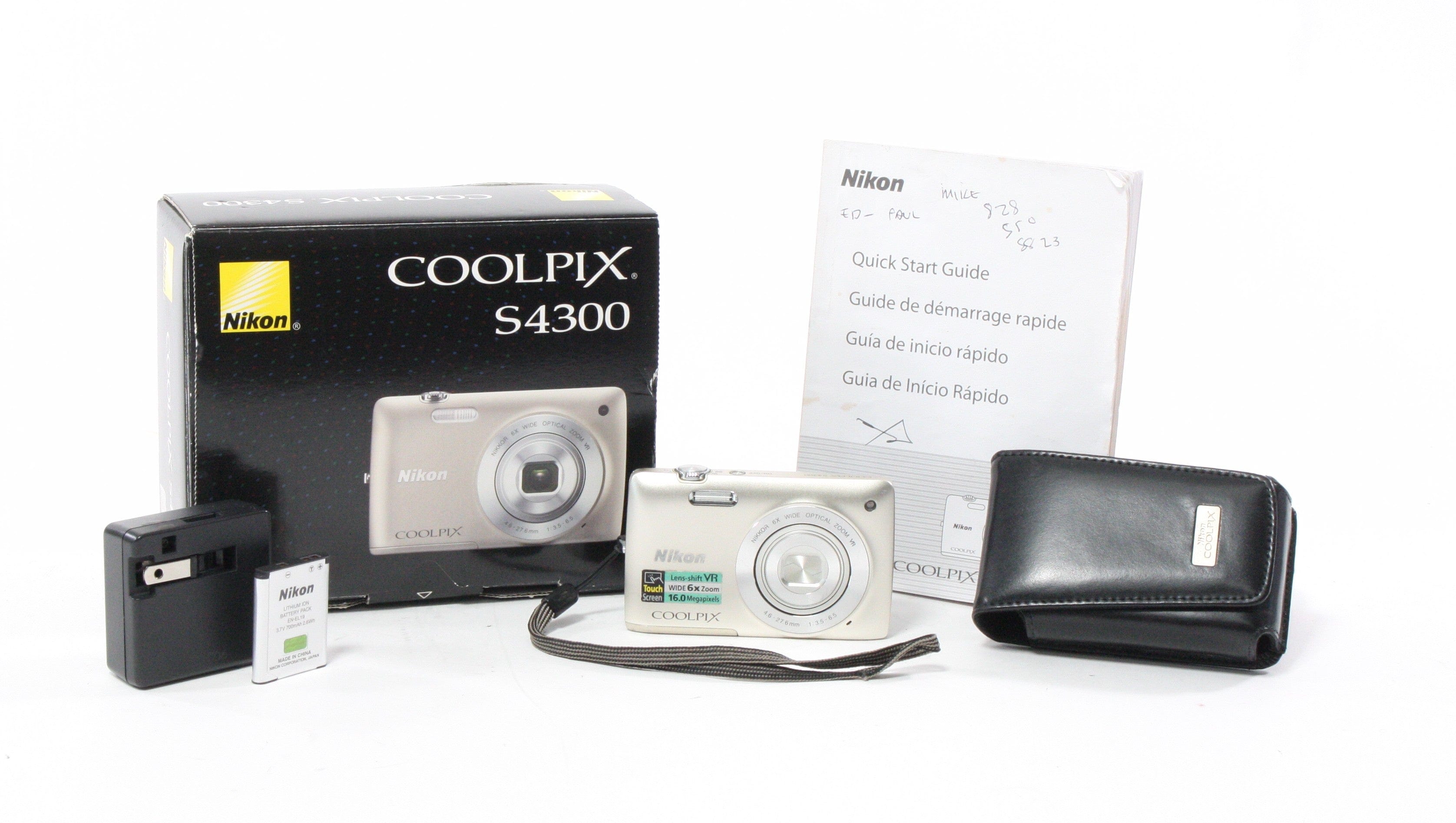 Nikon Coolpix S4300 Digital Point-and-Shoot Camera 6x Zoom 16.0mp
