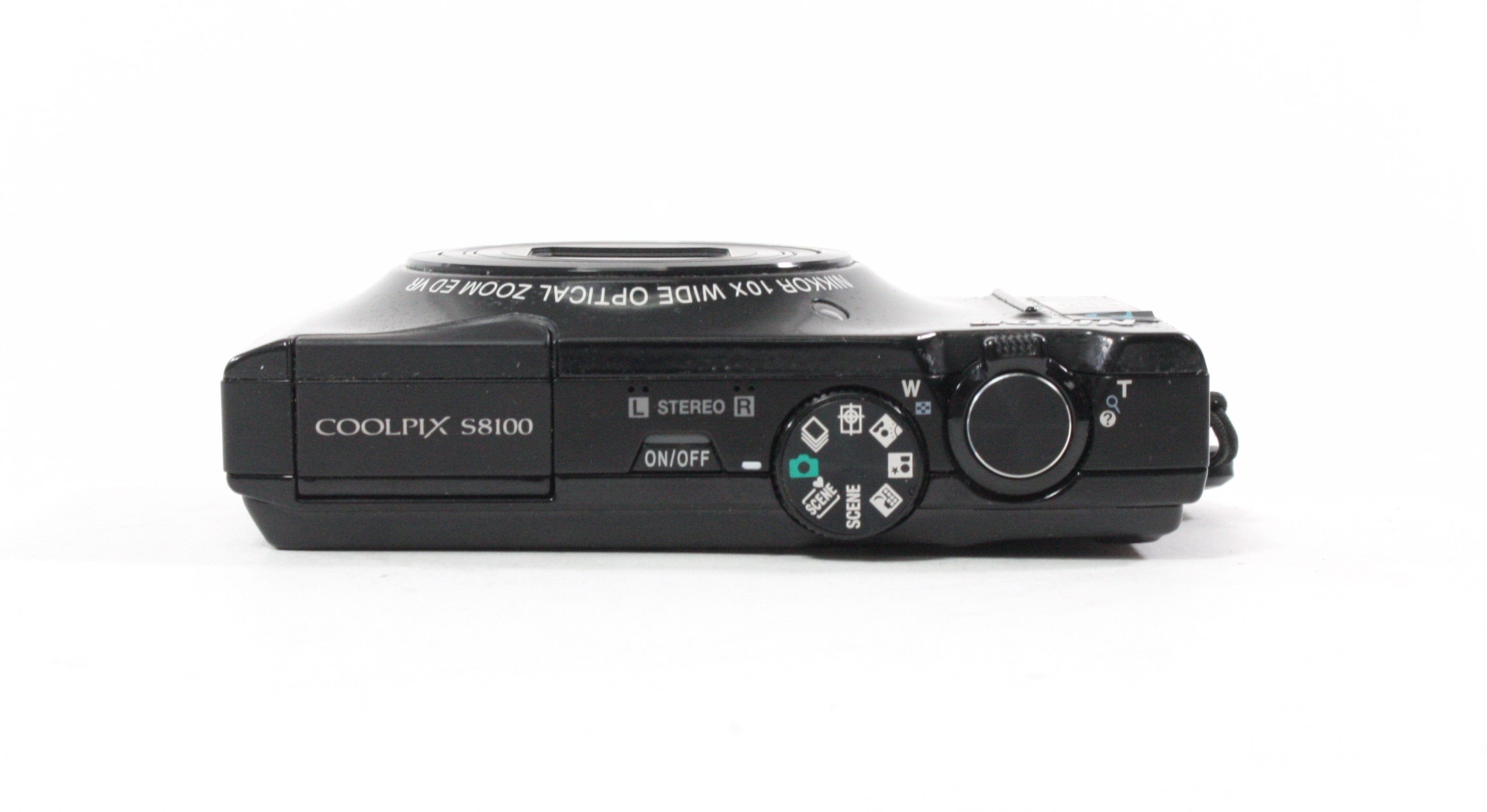 Nikon Coolpix S8100 Point-and-Shoot Digital Camera 10x Zoom 12.1mp