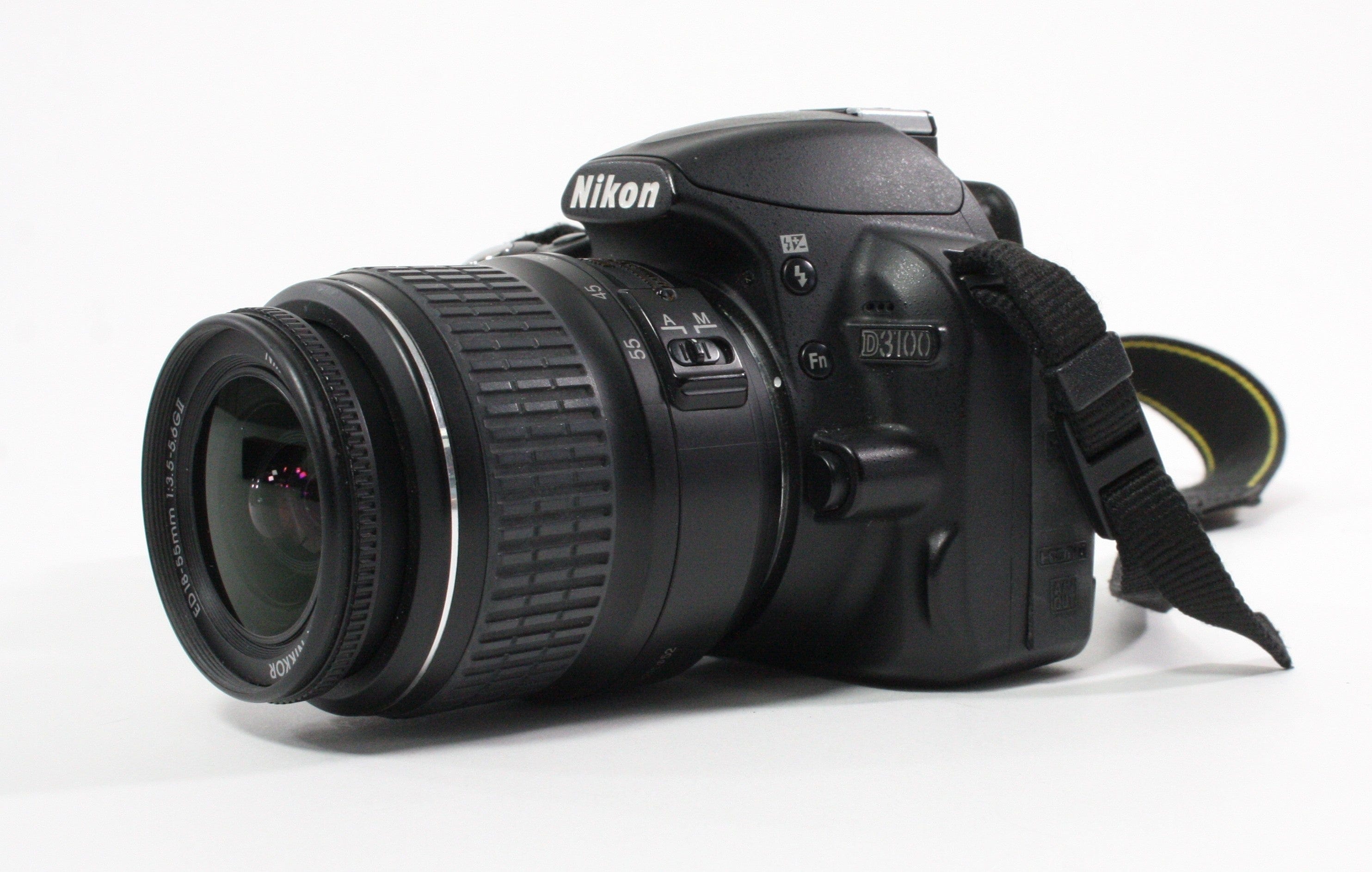 Nikon D3100 Digital SLR Camera with 18-55mm f/3.5-5.6G II ED Lens Shutter Count 7,869