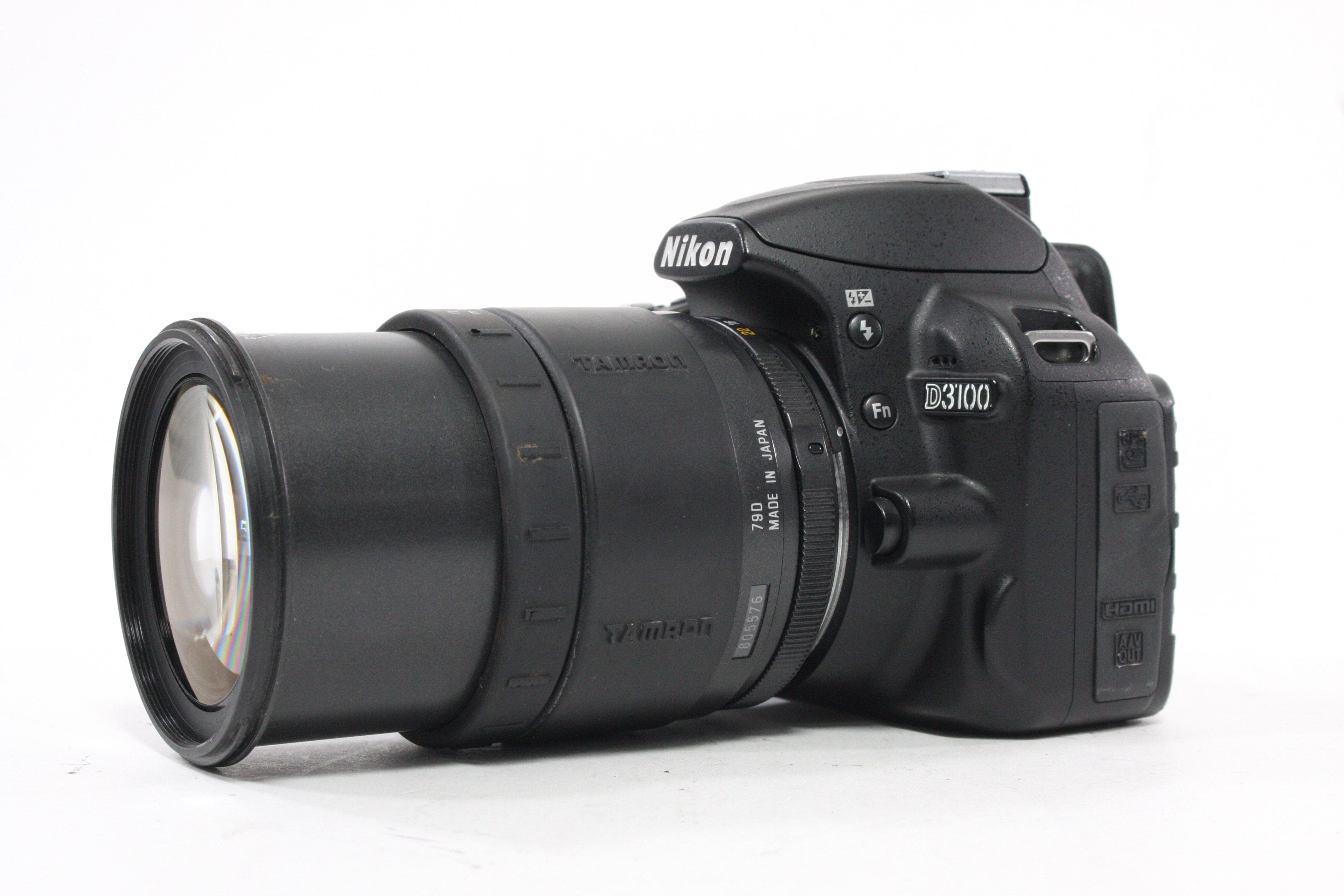 Nikon D3100 DSLR with Tamron 38-105mm f/4-5.6 IF Lens Shutter Count 8,942