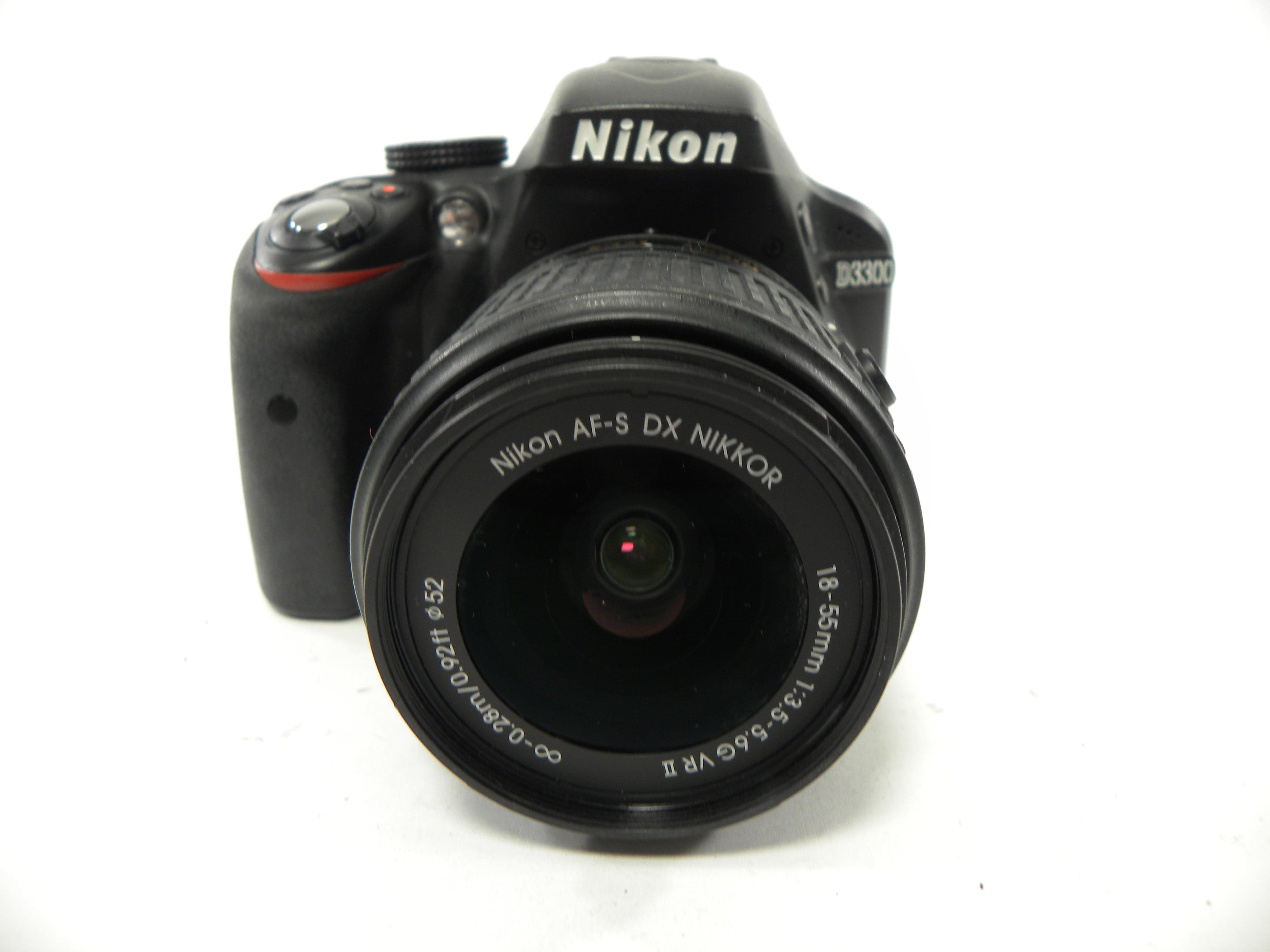Nikon D3300 24.2mp Digital SLR w/AF-S 18-55 DX VR Shutter Ct. 18,606