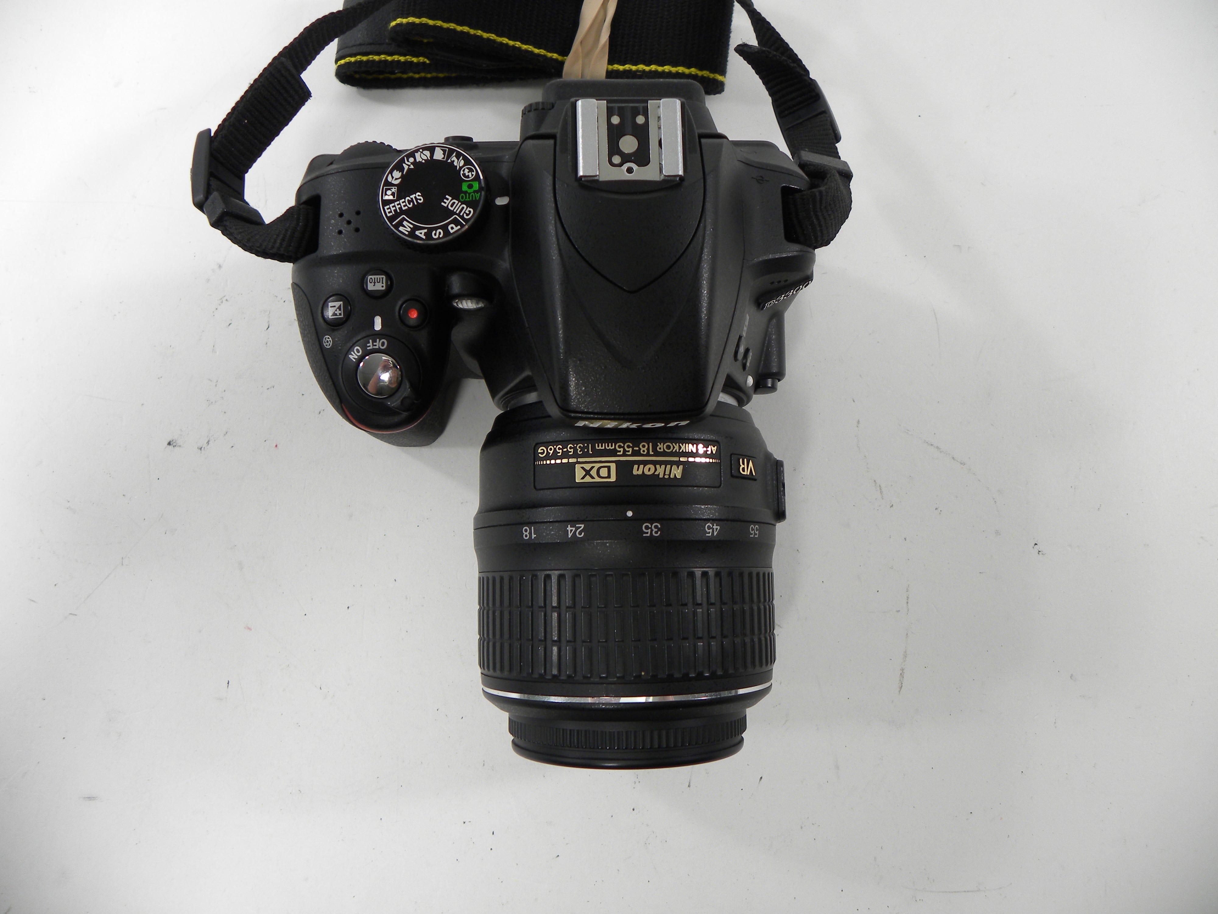 Nikon D3300 24.2mp Digital SLR w/AF-S 18-55 DX VR Shutter Ct. 4,438