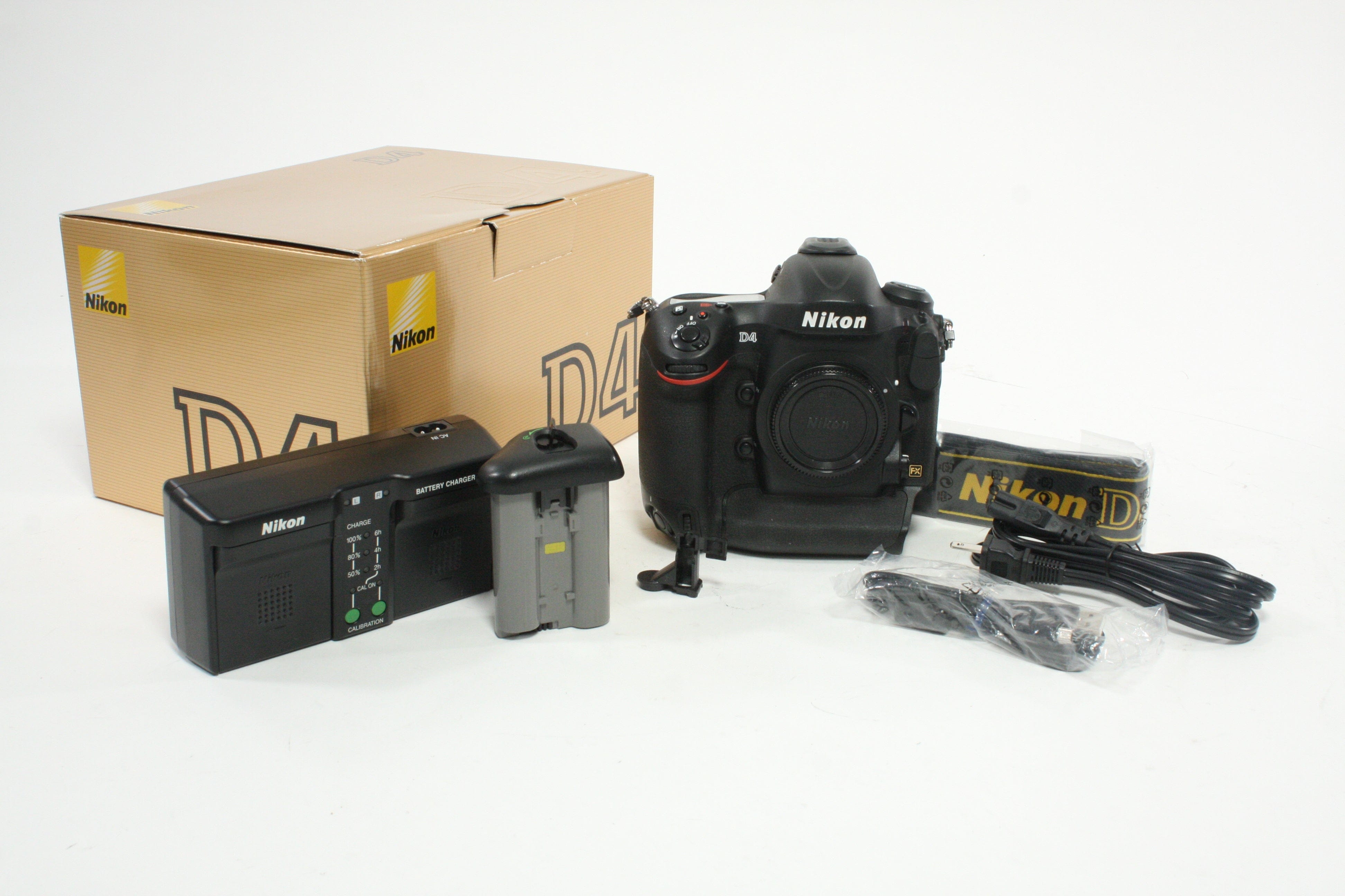 Nikon D4 DSLR Camera Body with a Shutter Count of 28,896