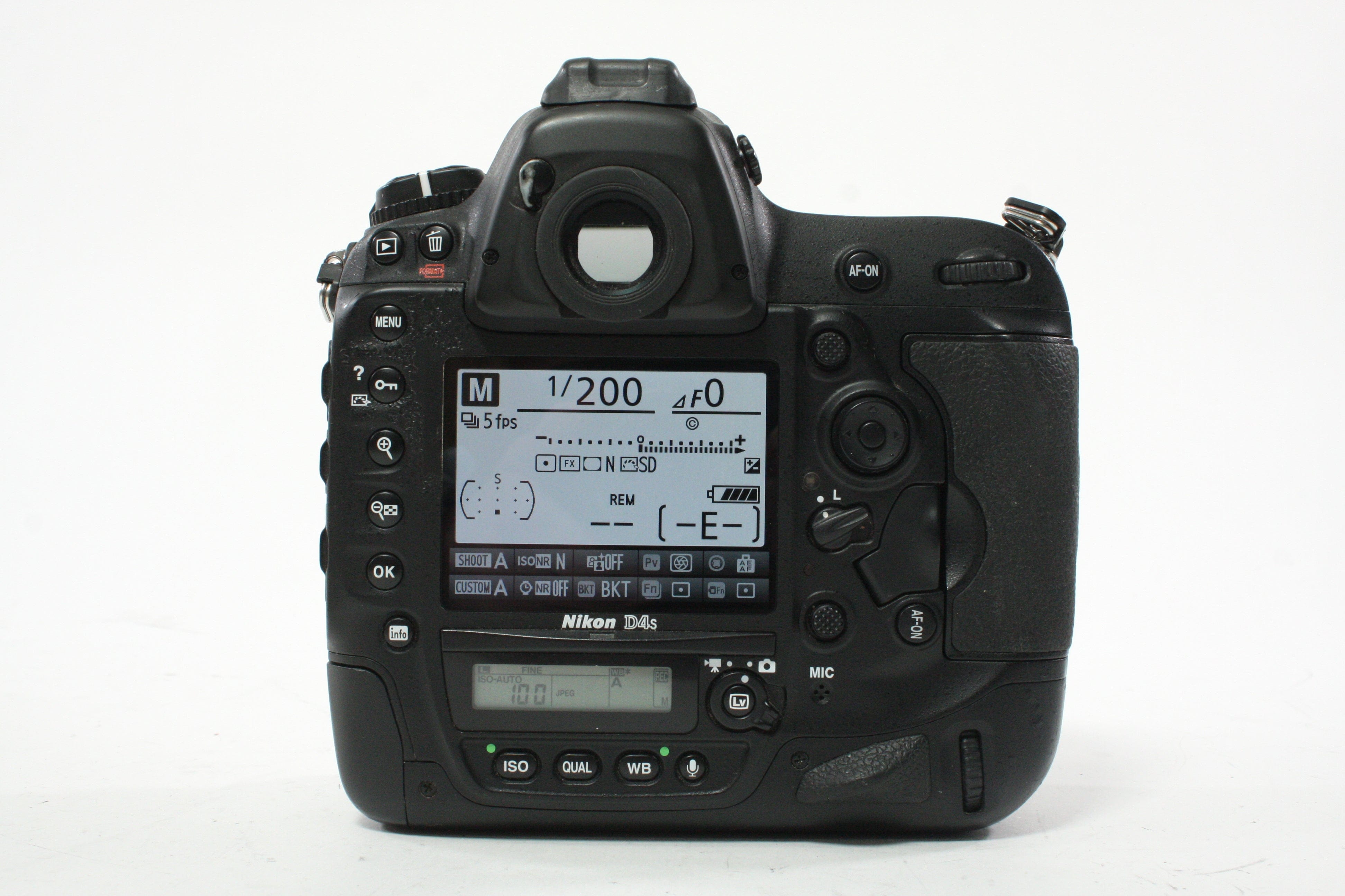 Nikon D4S DSLR Camera Body with a Shutter Count of 45,606