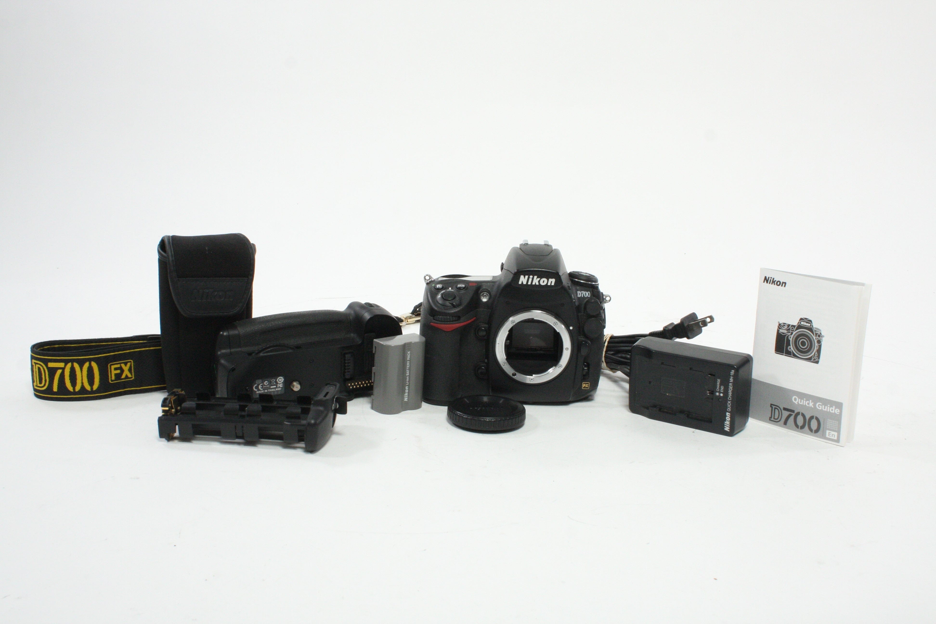 Nikon D700 DSLR Camera Body with MB-D10 Battery Grip with a Shutter Count of 21,195