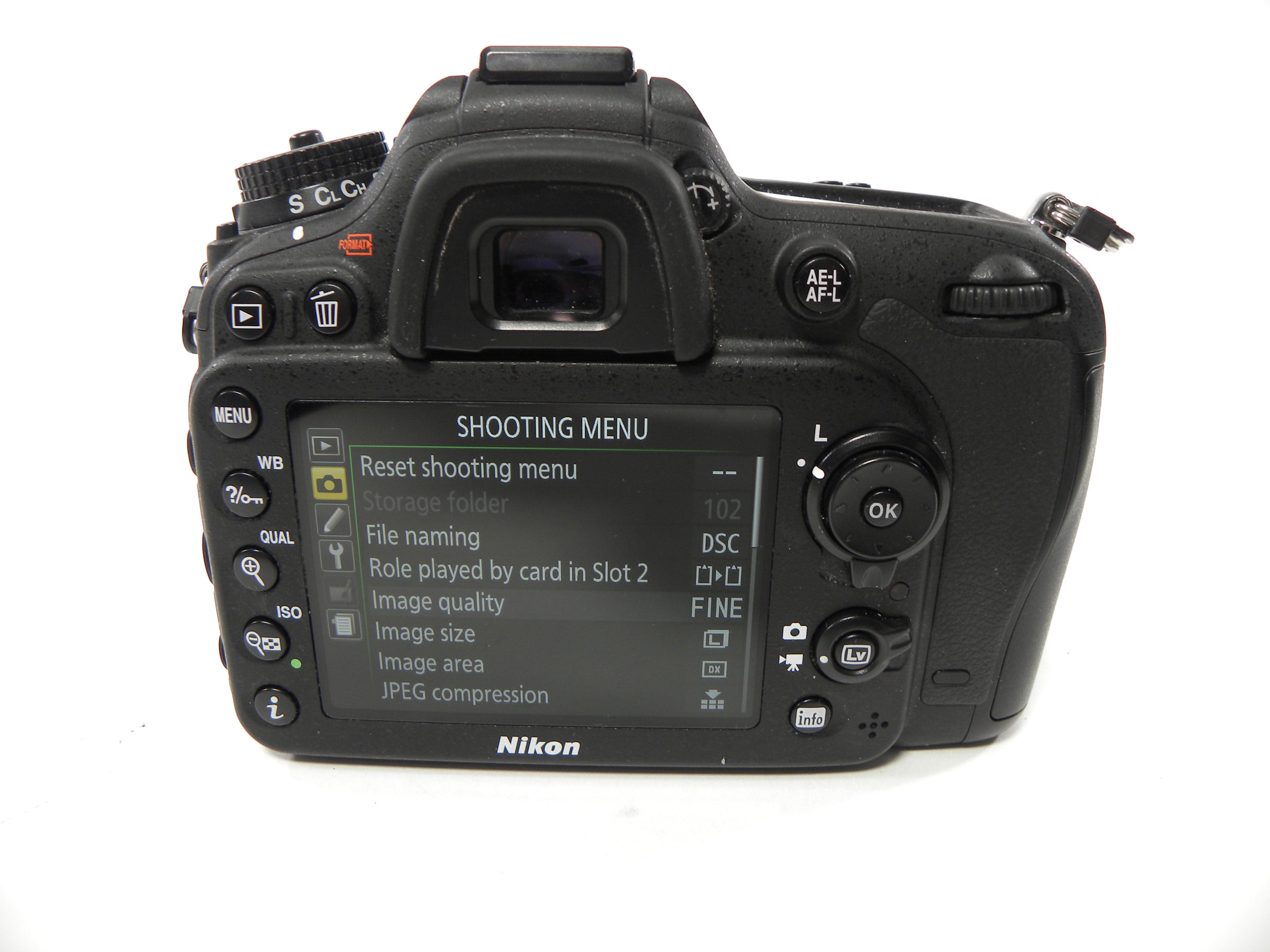 Nikon D7100 24.1mp Digital SLR Body Only Shutter Ct. 7,869