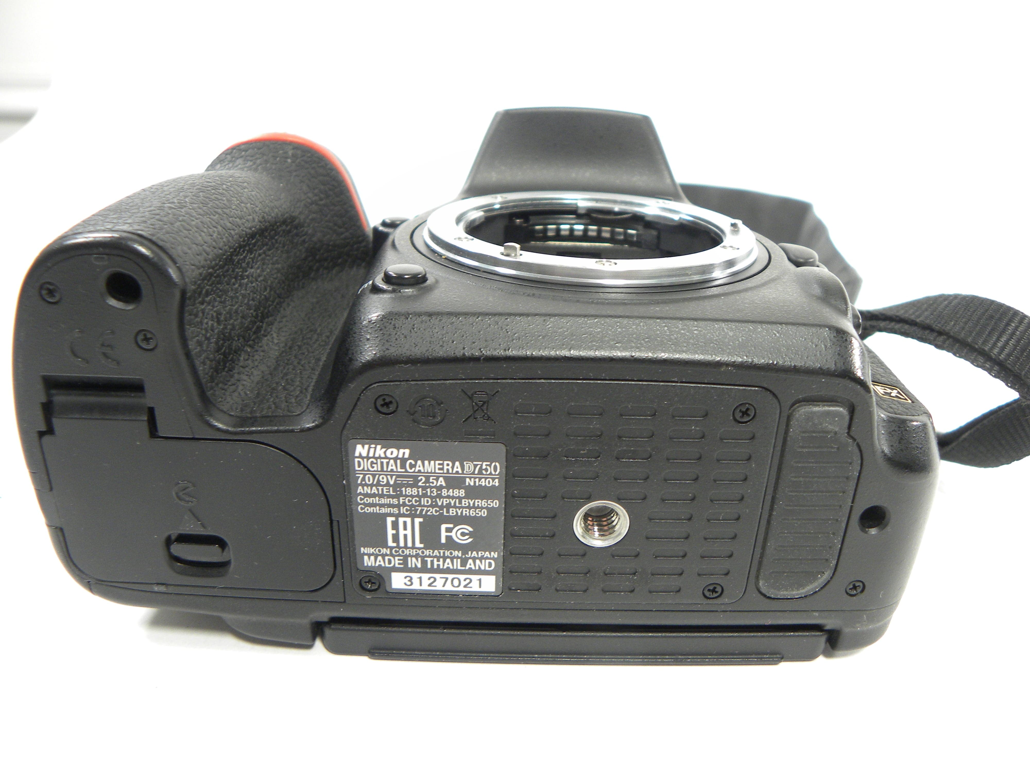 Nikon D750 24.3mp Digital SLR Body Only Shutter Ct. 18,851