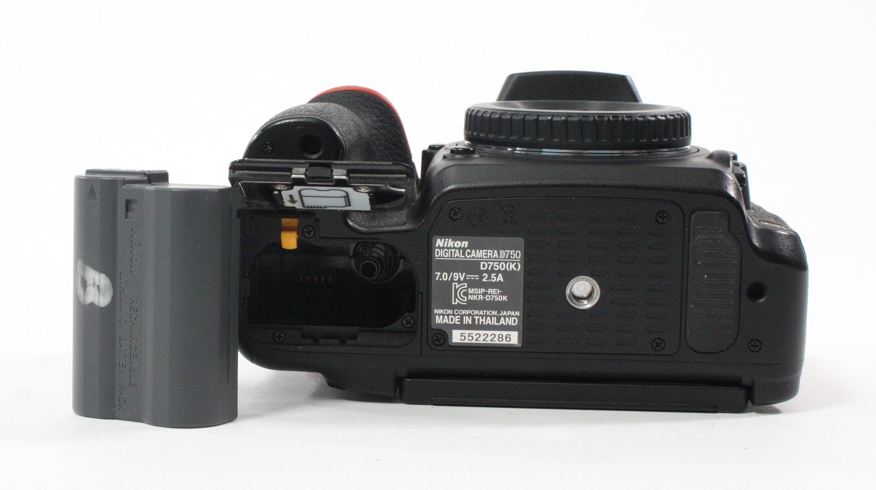 Nikon D750 Digital SLR Camera with Shutter Count 5,140
