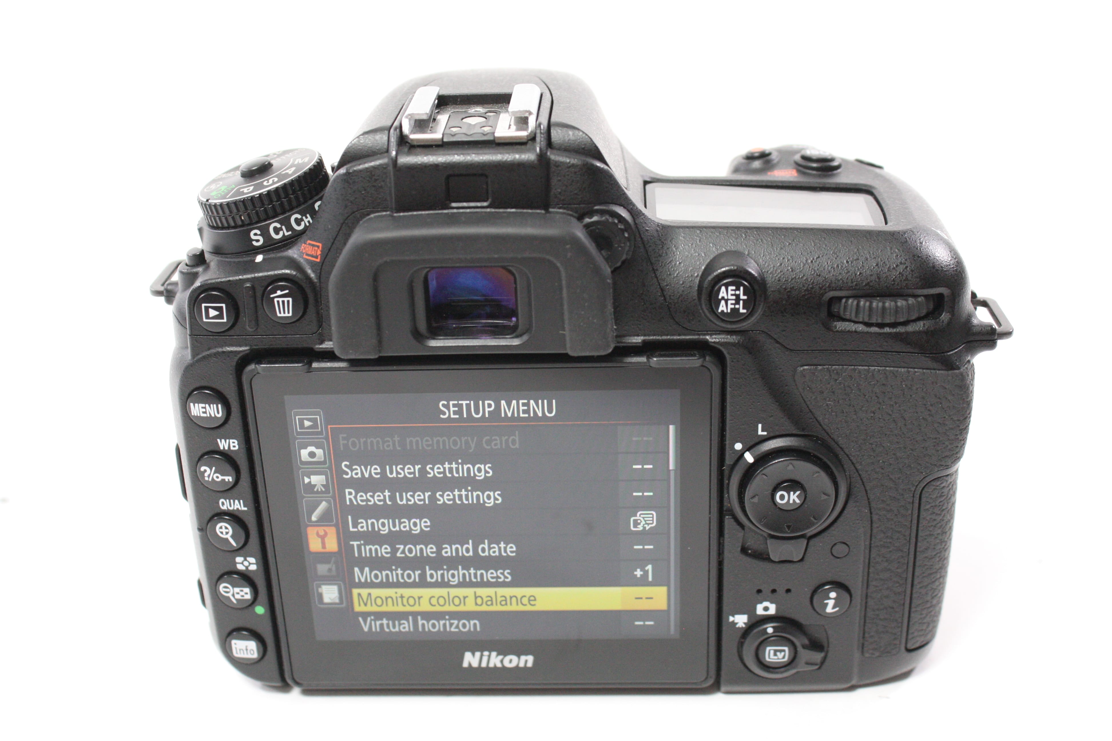 Nikon D7500 DSLR Camera Body with Shutter Count 6,110