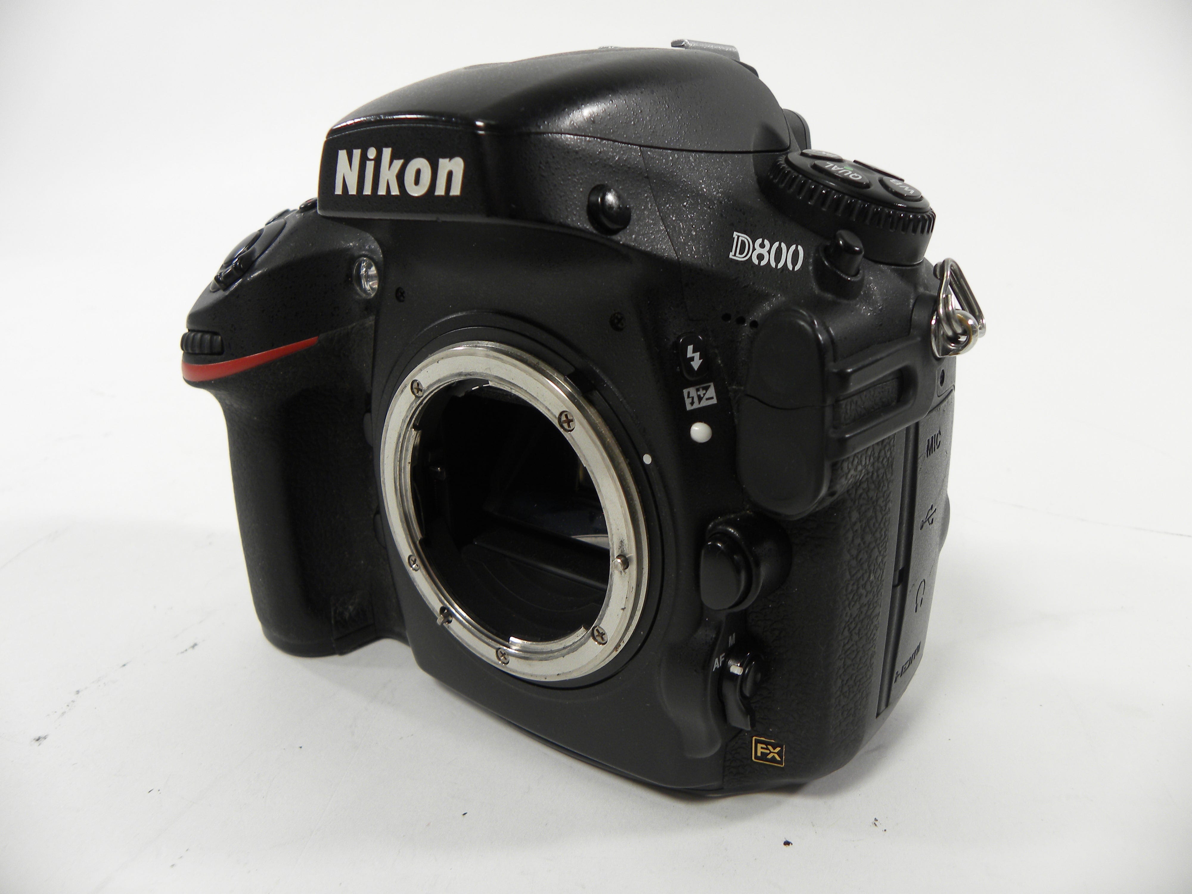 Nikon D800 36.3mp Digital SLR Body Only Shutter Ct. 208,829