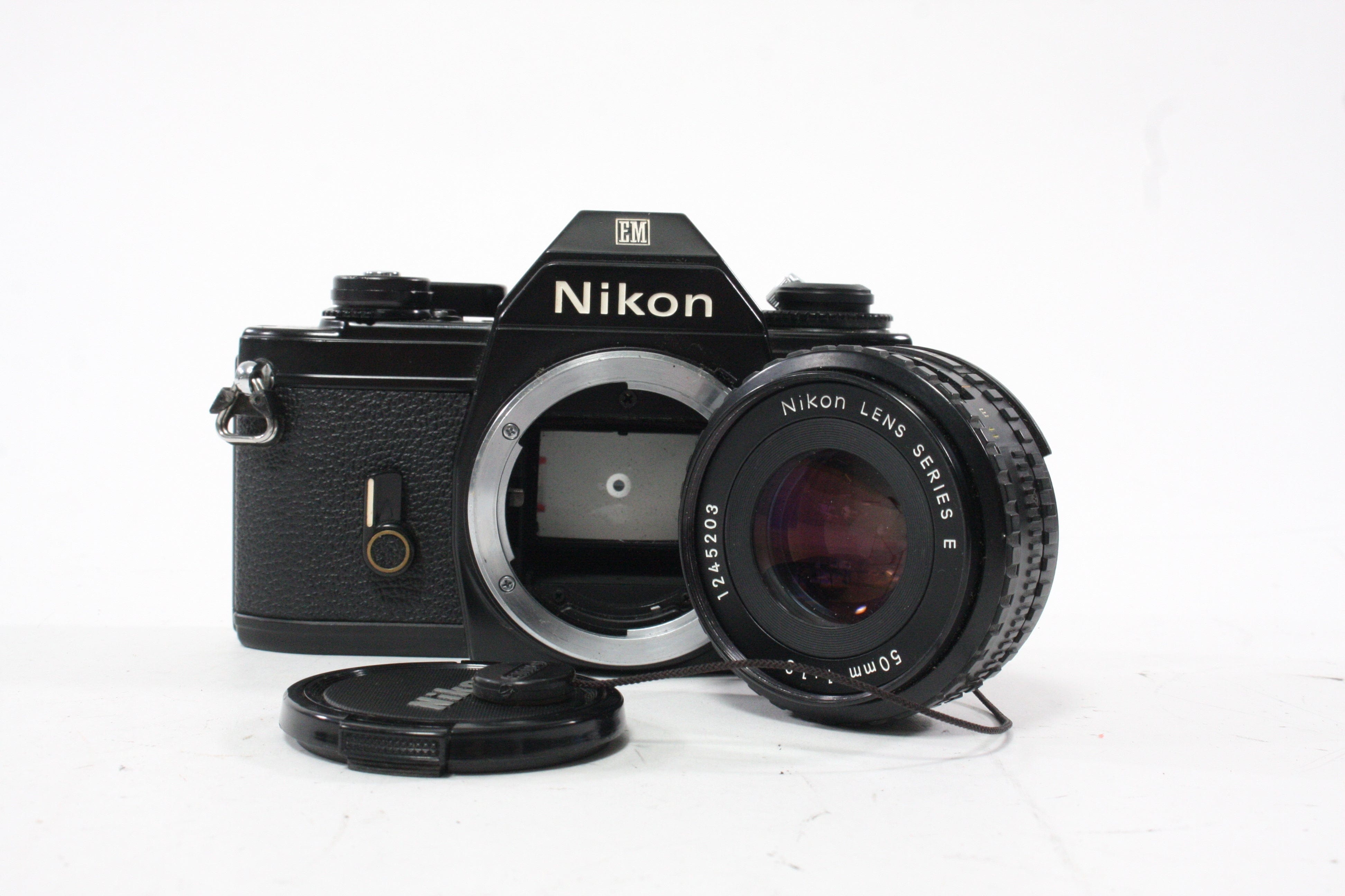 Nikon EM 35mm SLR Camera with 50mm f/1.8 E Series Lens AS-IS