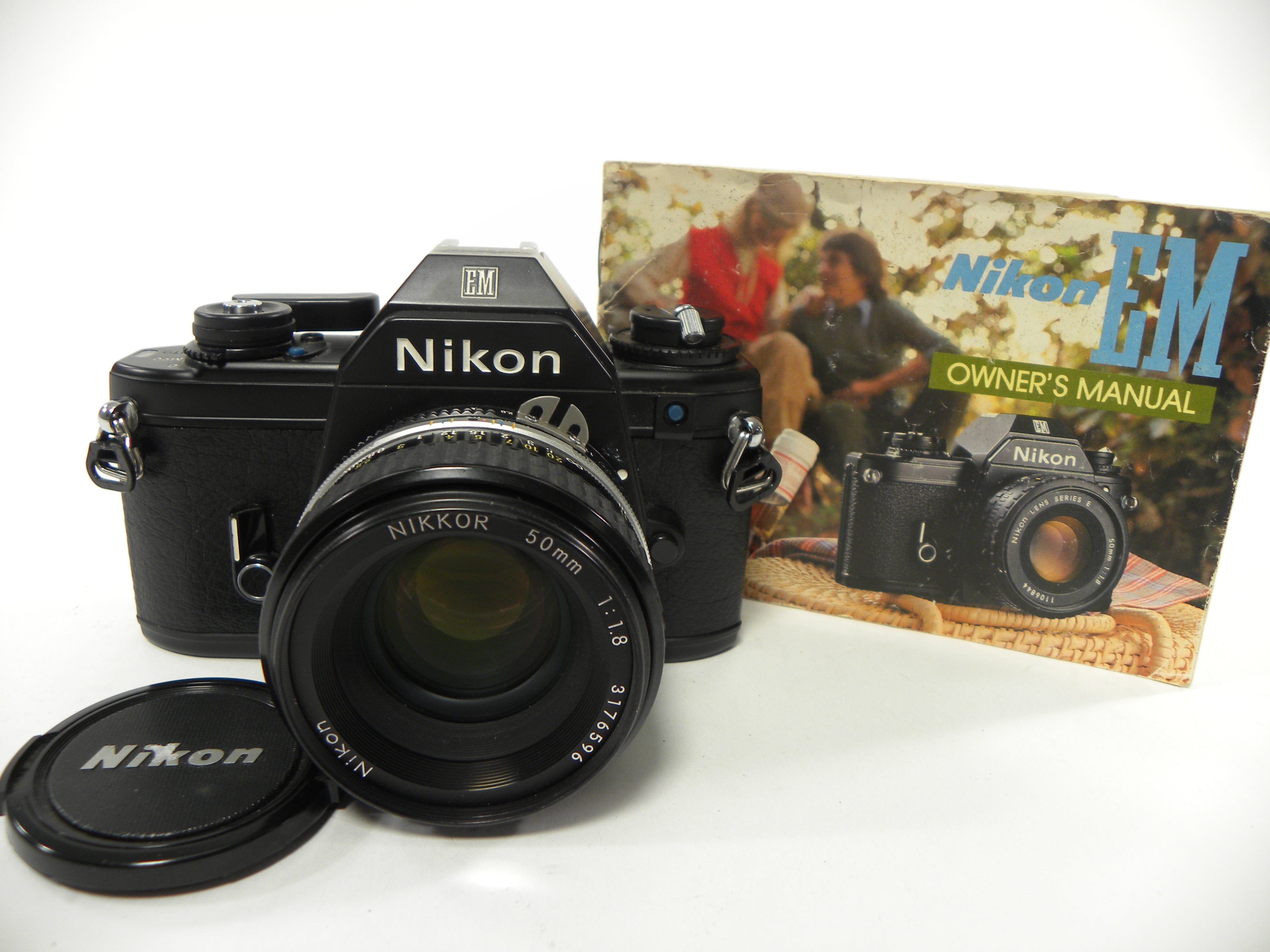 Nikon EM 35mm SLR w/50mm f1.8