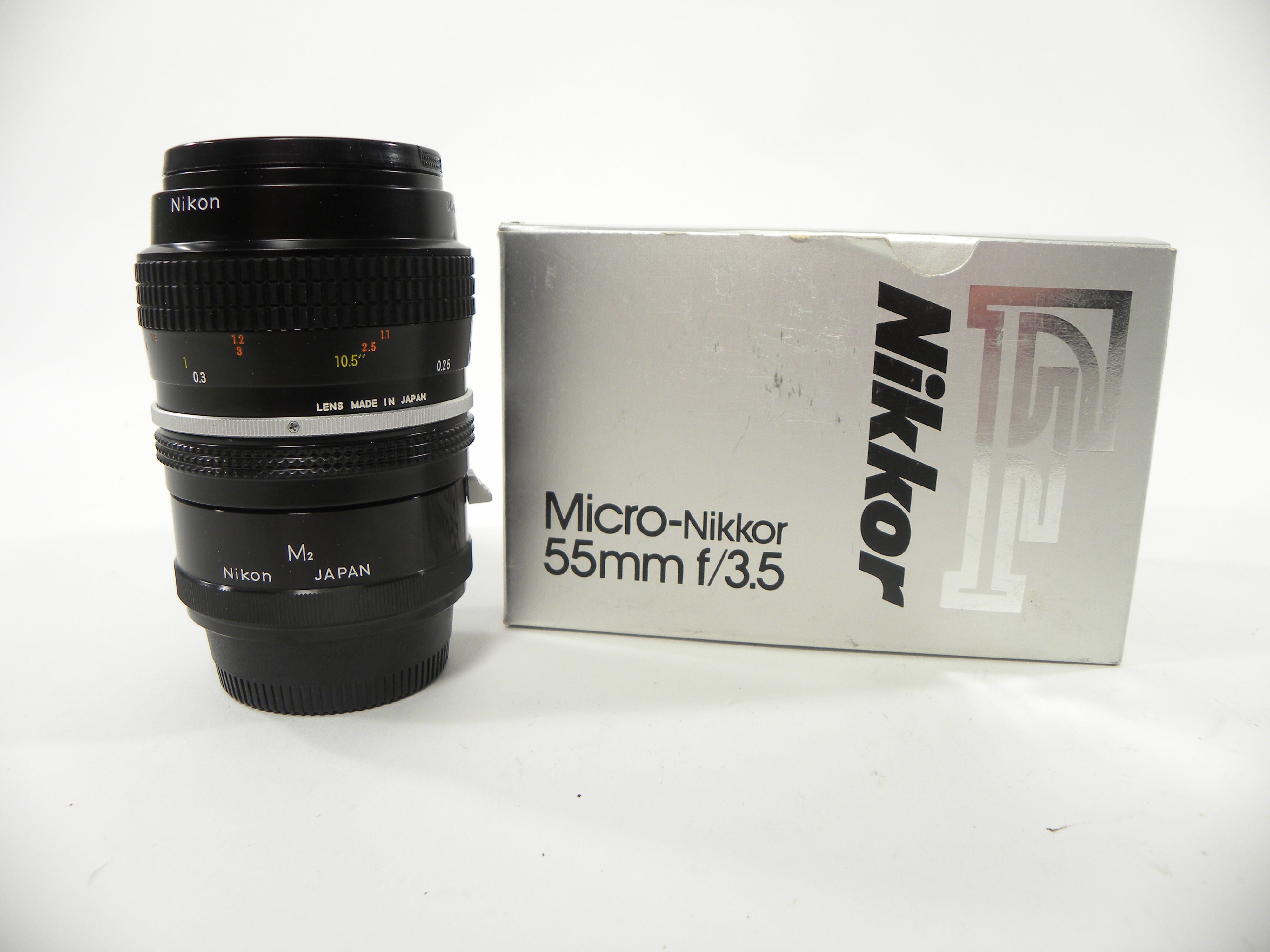 Nikon -Micro Nikkor 55mm f3.5 w/M2 Adapter