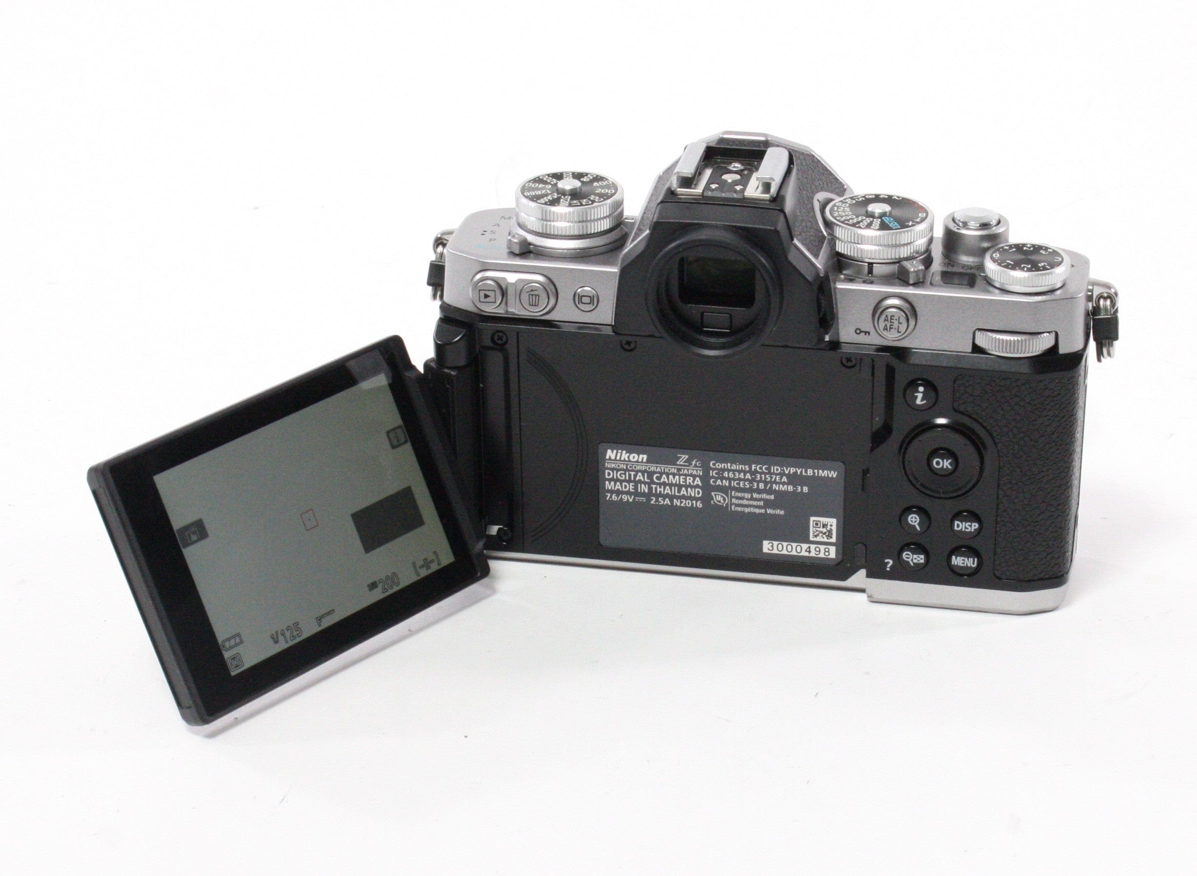 Nikon Zfc Digital Camera Shutter Count only 10!