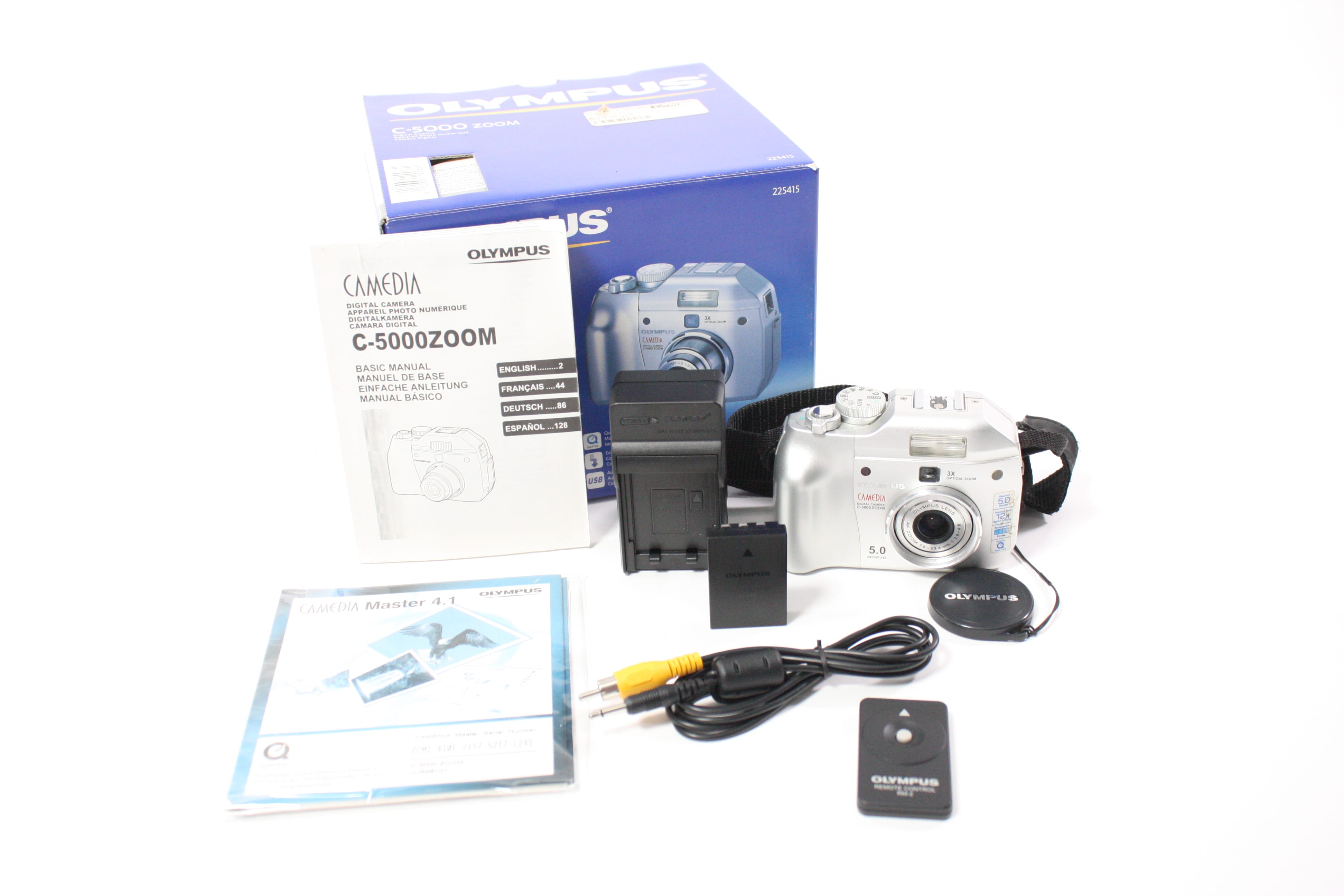 Olympus C-5000 Zoom Digital Point and Shoot Camera 3x Zoom 5mp
