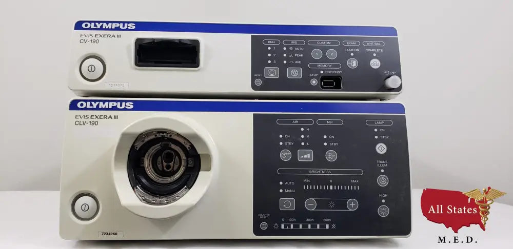 Olympus Evis Exera CV190 and Clv190 Camera and Light source Refurbished