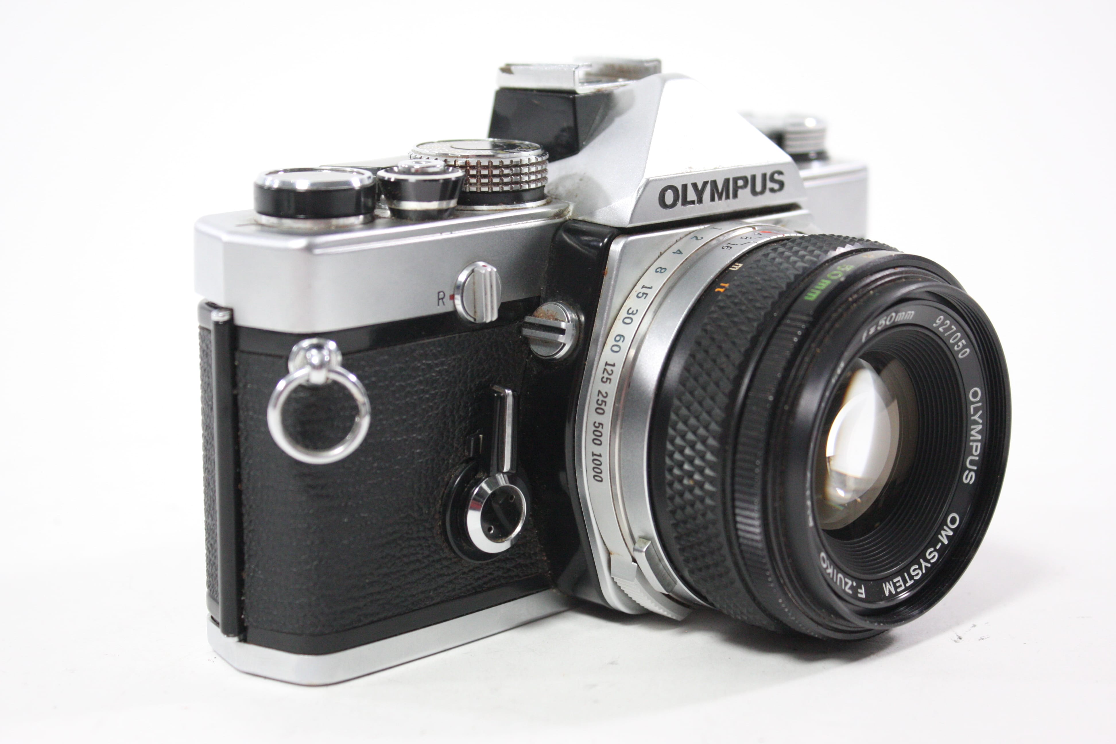 Olympus OM-1 35mm SLR Camera with 50mm f/1.8 Auto-S Lens for OM Mount