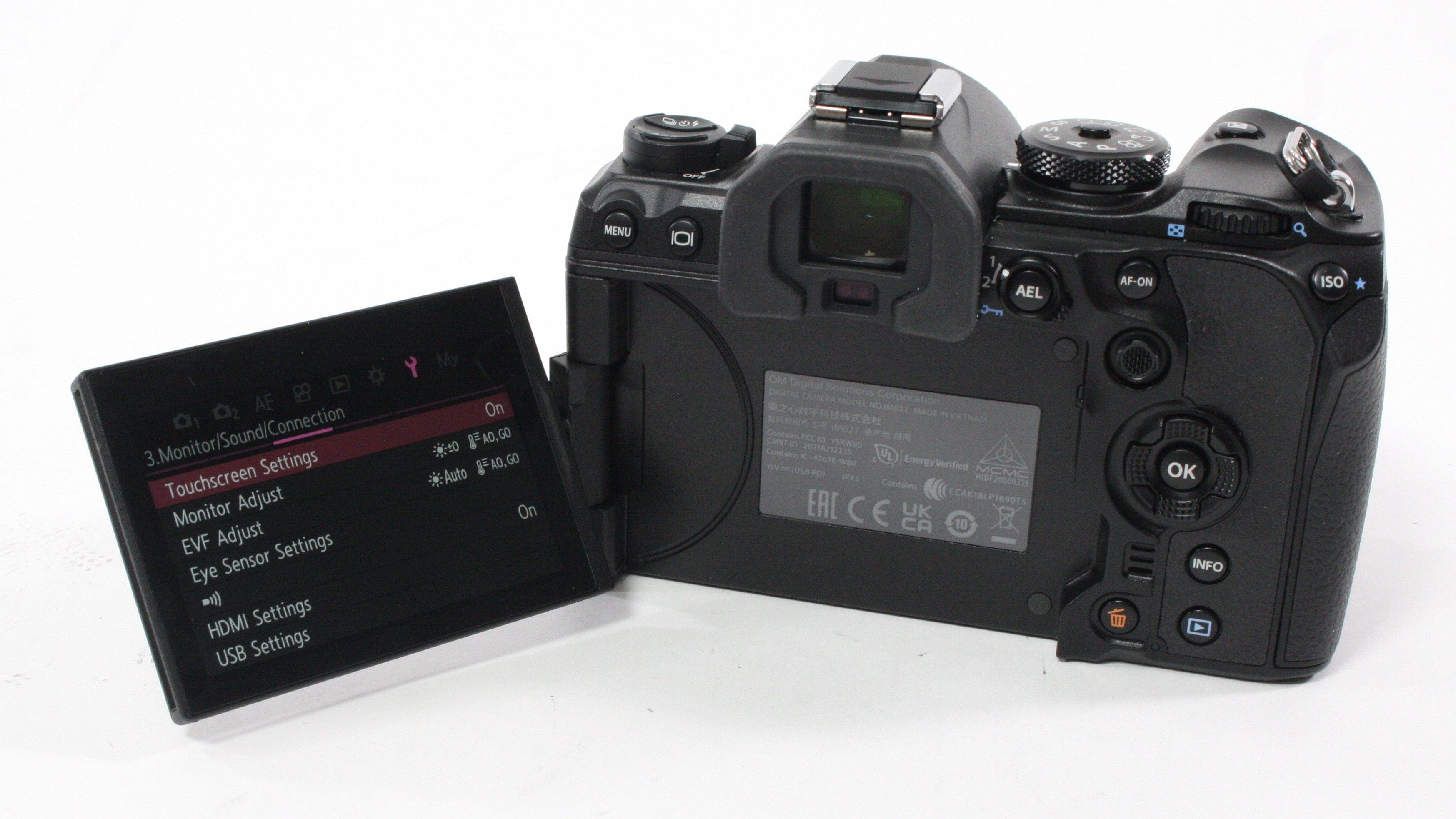 Olympus OM-1 Mirrorless Digital Camera with Shutter Count 704