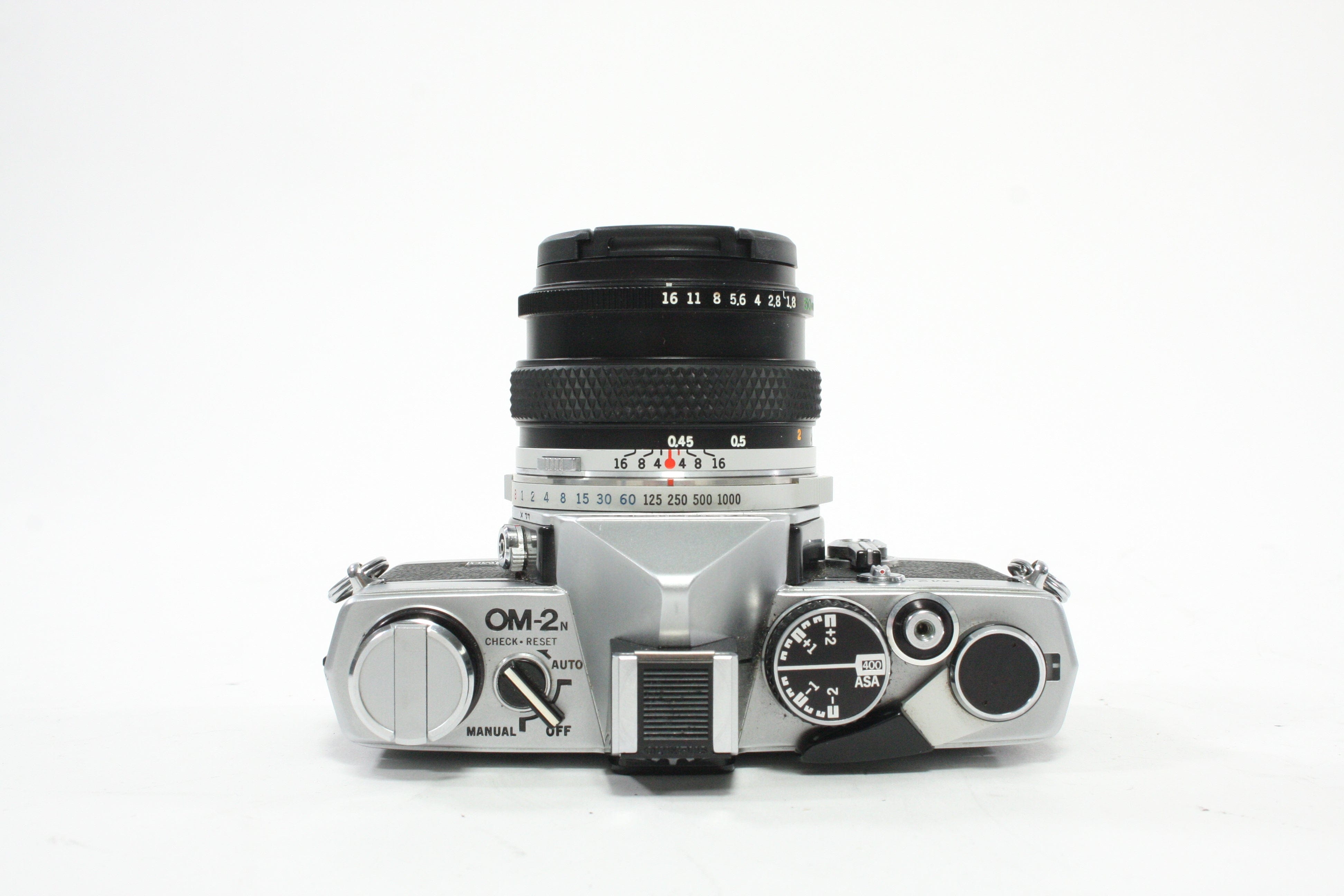 Olympus OM-2N 35mm SLR Camera with 50mm f/1.8 Lens