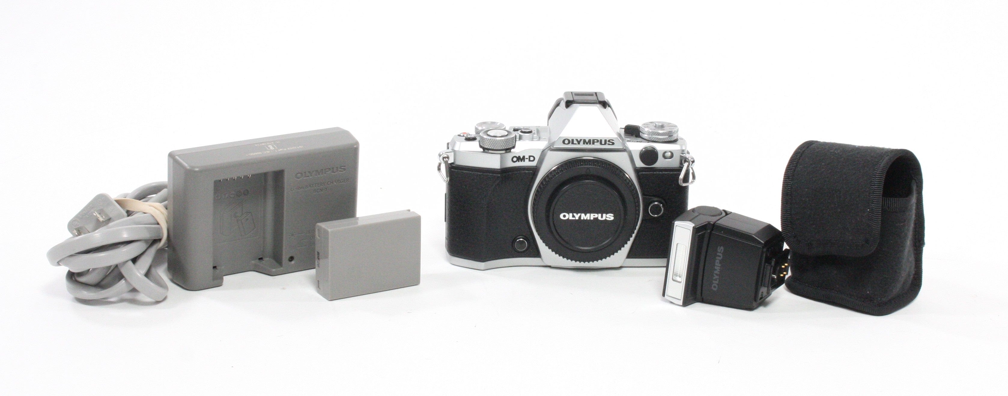 Olympus OM-D E-MS II Mirrorless Digital Camera with Flash Shutter Count 4,380