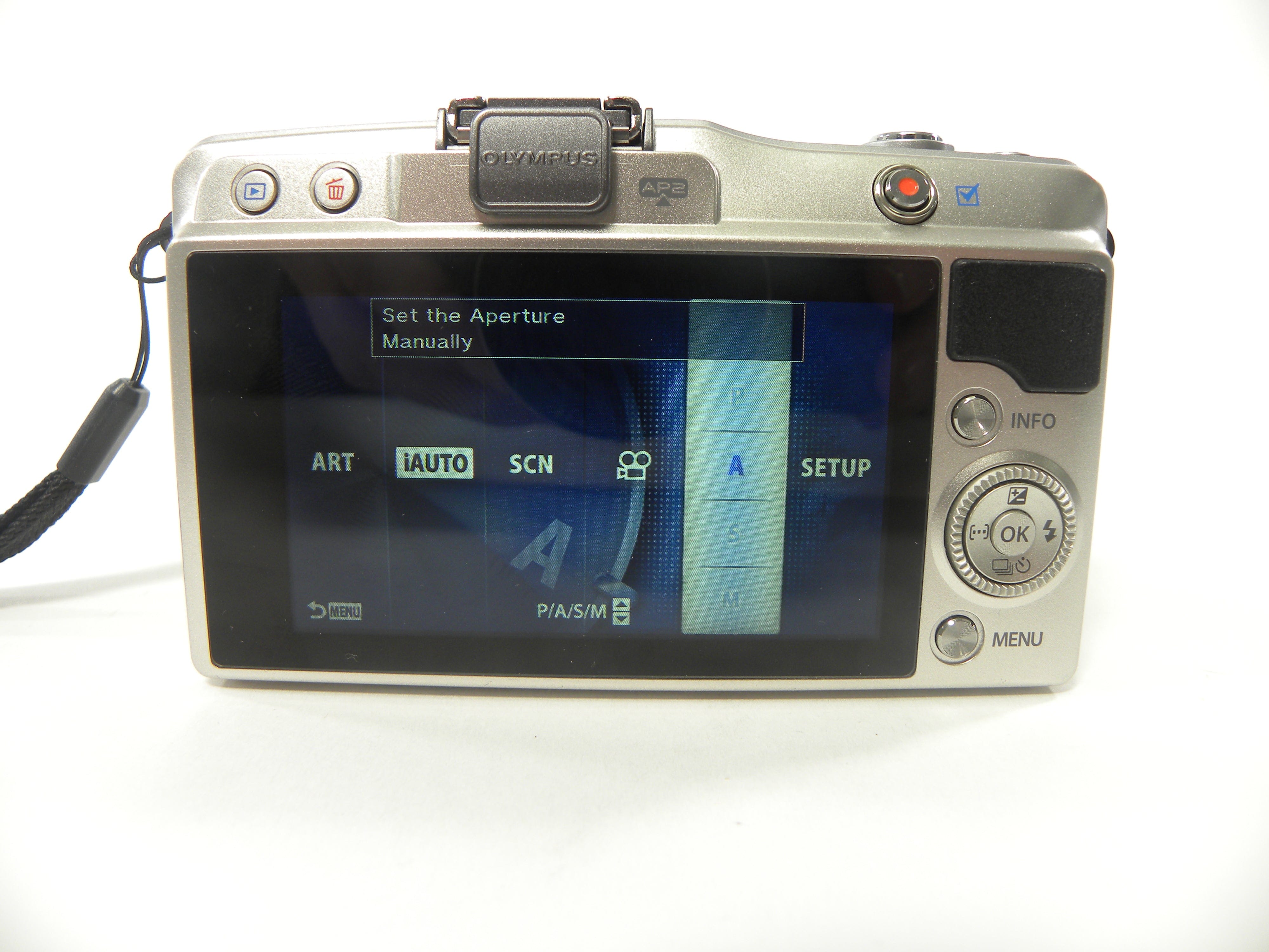 Olympus Pen Mini E-PM2 16.5mp Digital Mirrorless w/M. Zuiko 14-42mm S/C 2,357